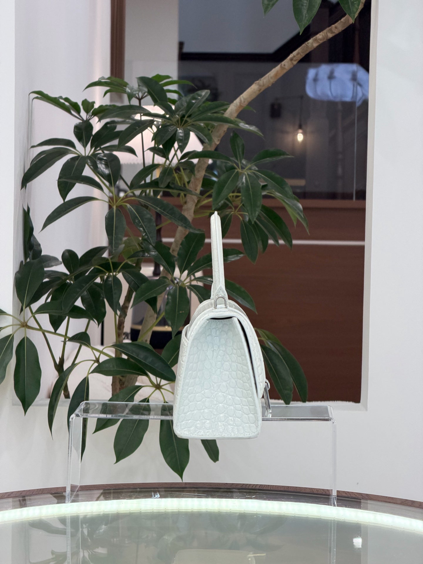 Balenciaga - Hourglass - Leather - White - (small)