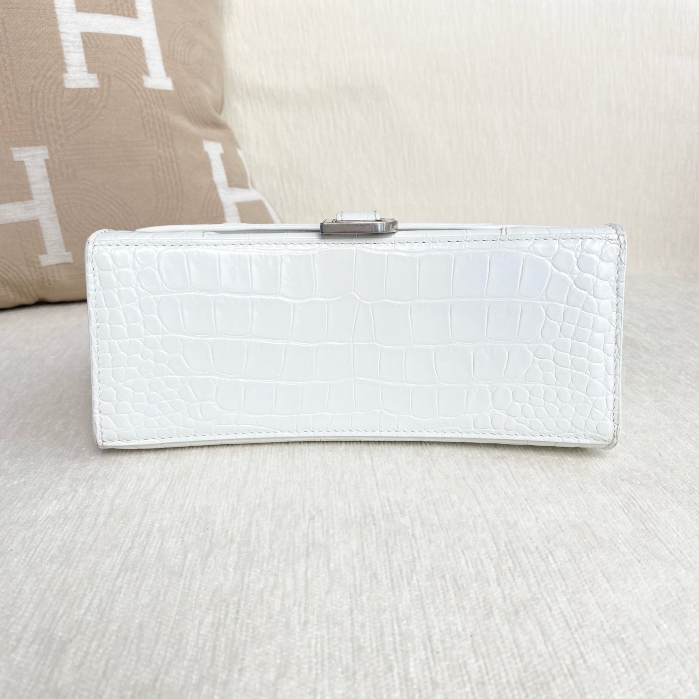 Balenciaga - Hourglass - Leather - White - (Small)