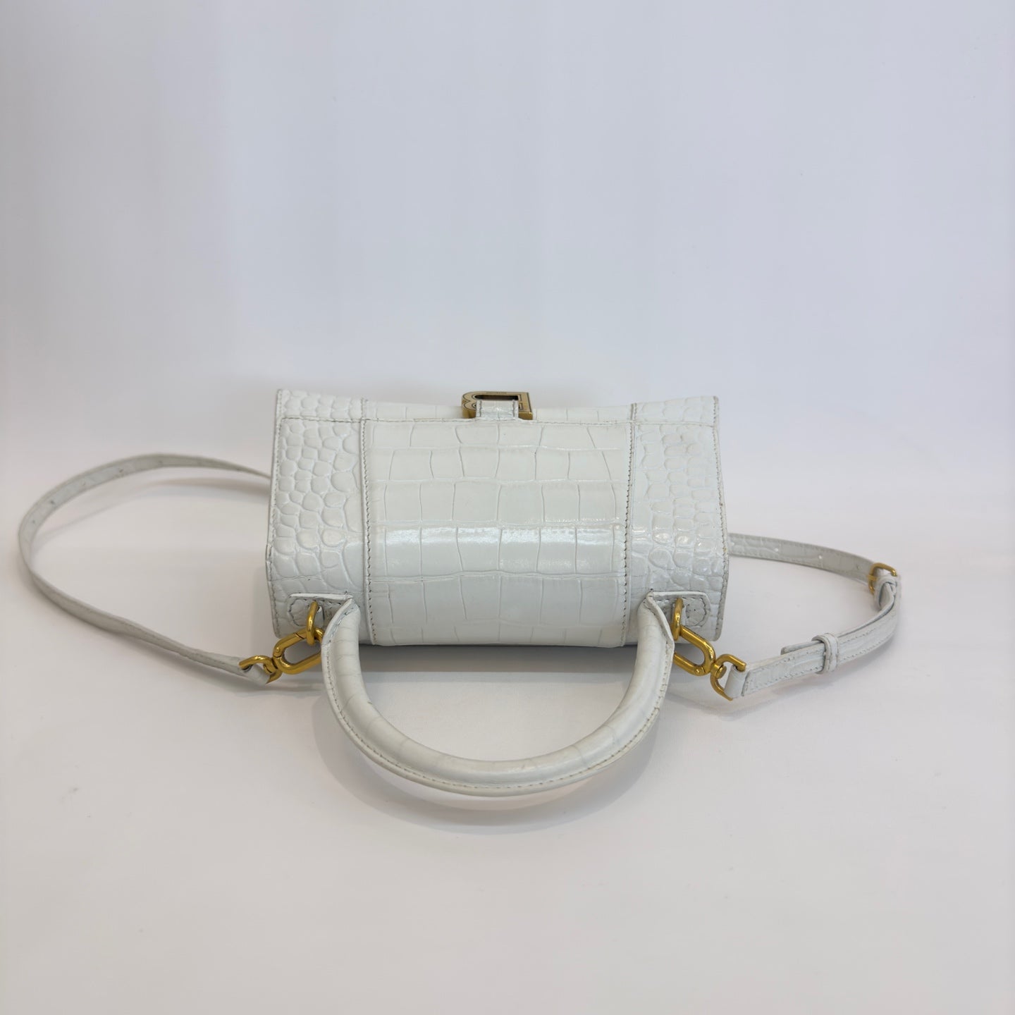 Balenciaga - Hourglass - Leather - White - (Small)