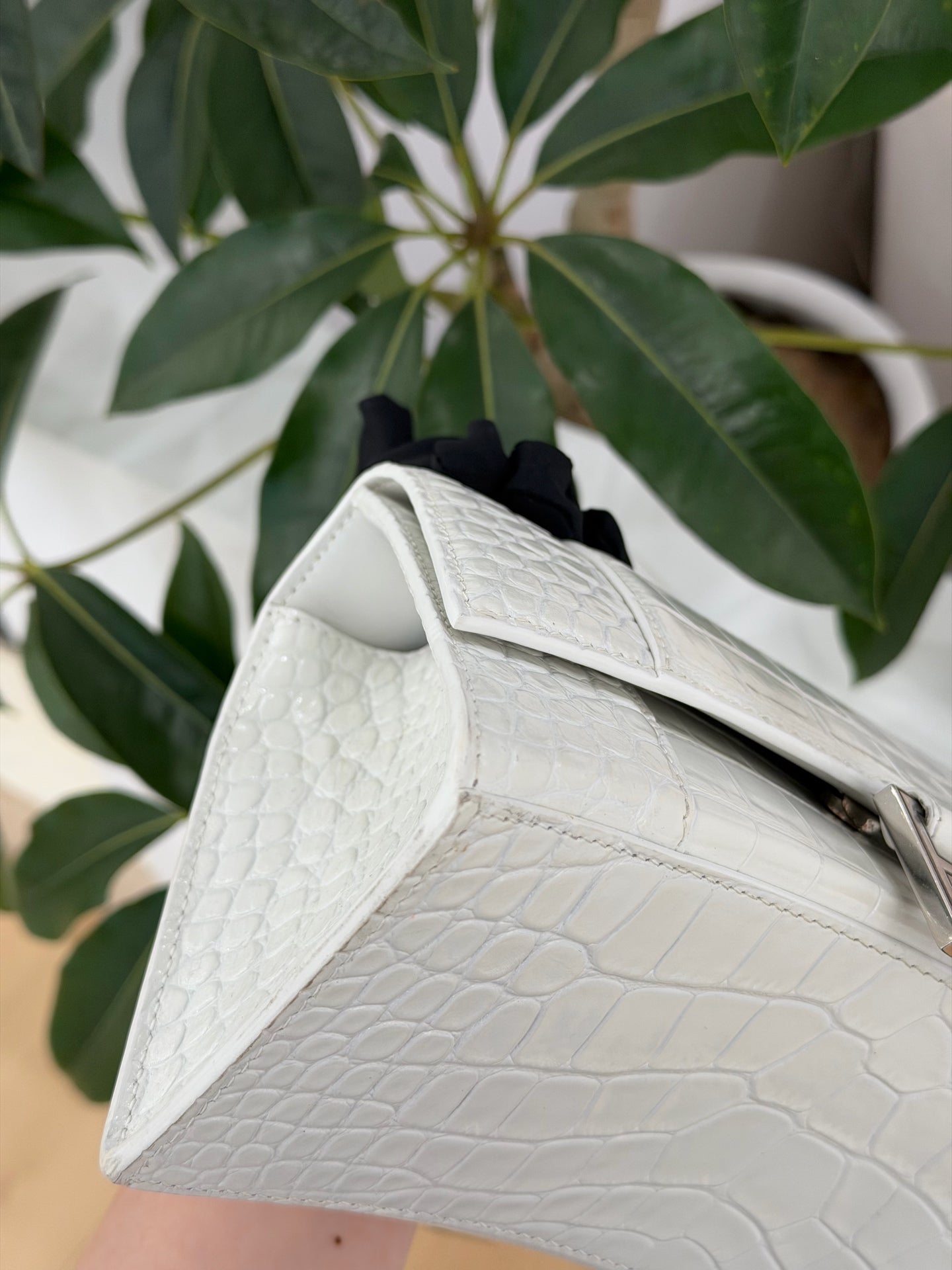 Balenciaga - Hourglass - Leather - White - (small)