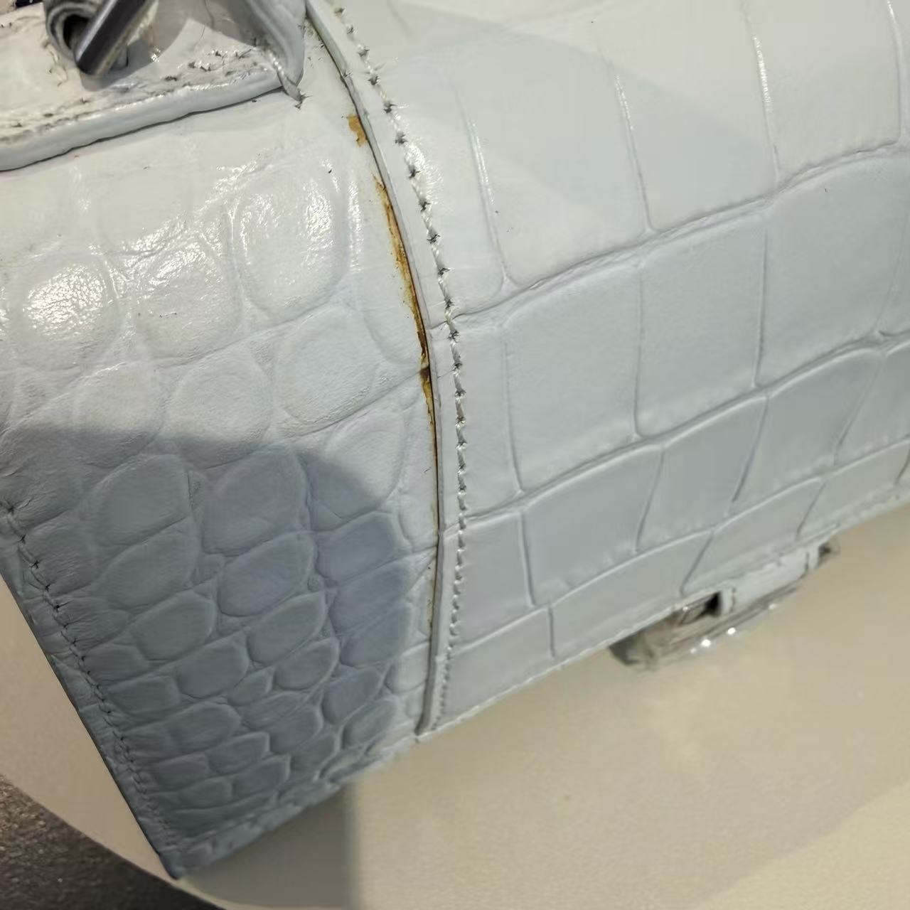 Balenciaga - Hourglass - Leather - White - (small)