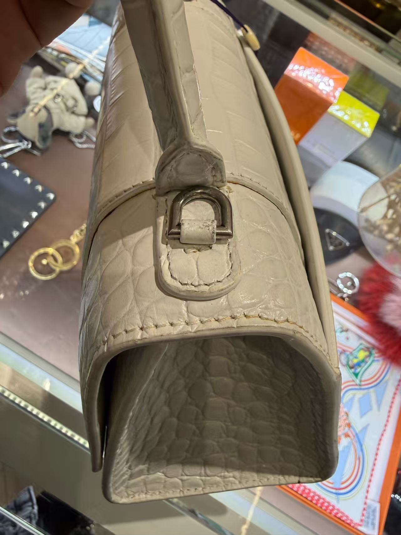 Balenciaga - Hourglass - Leather - White - (small)