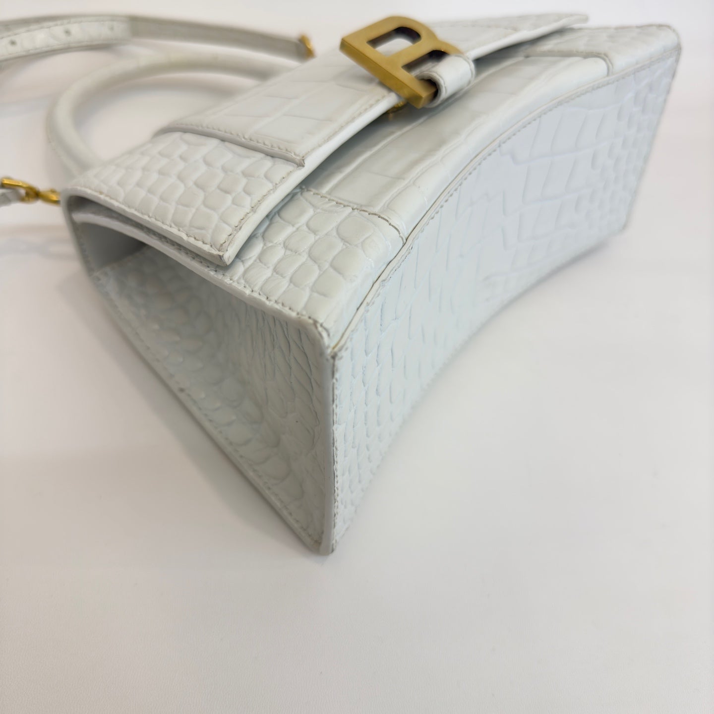 Balenciaga - Hourglass - Leather - White - (Small)