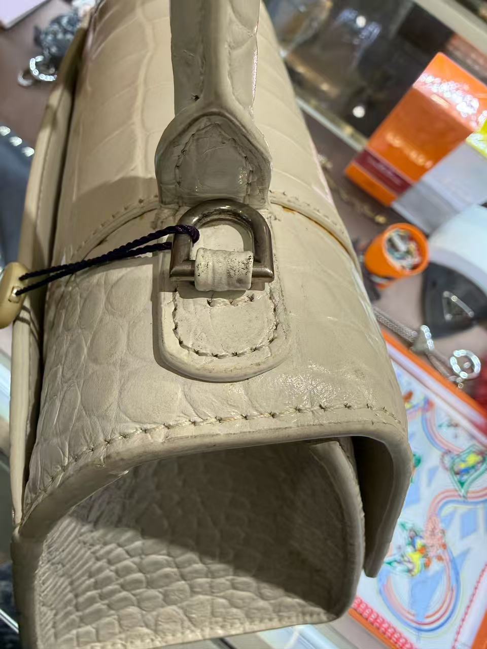 Balenciaga - Hourglass - Leather - White - (small)