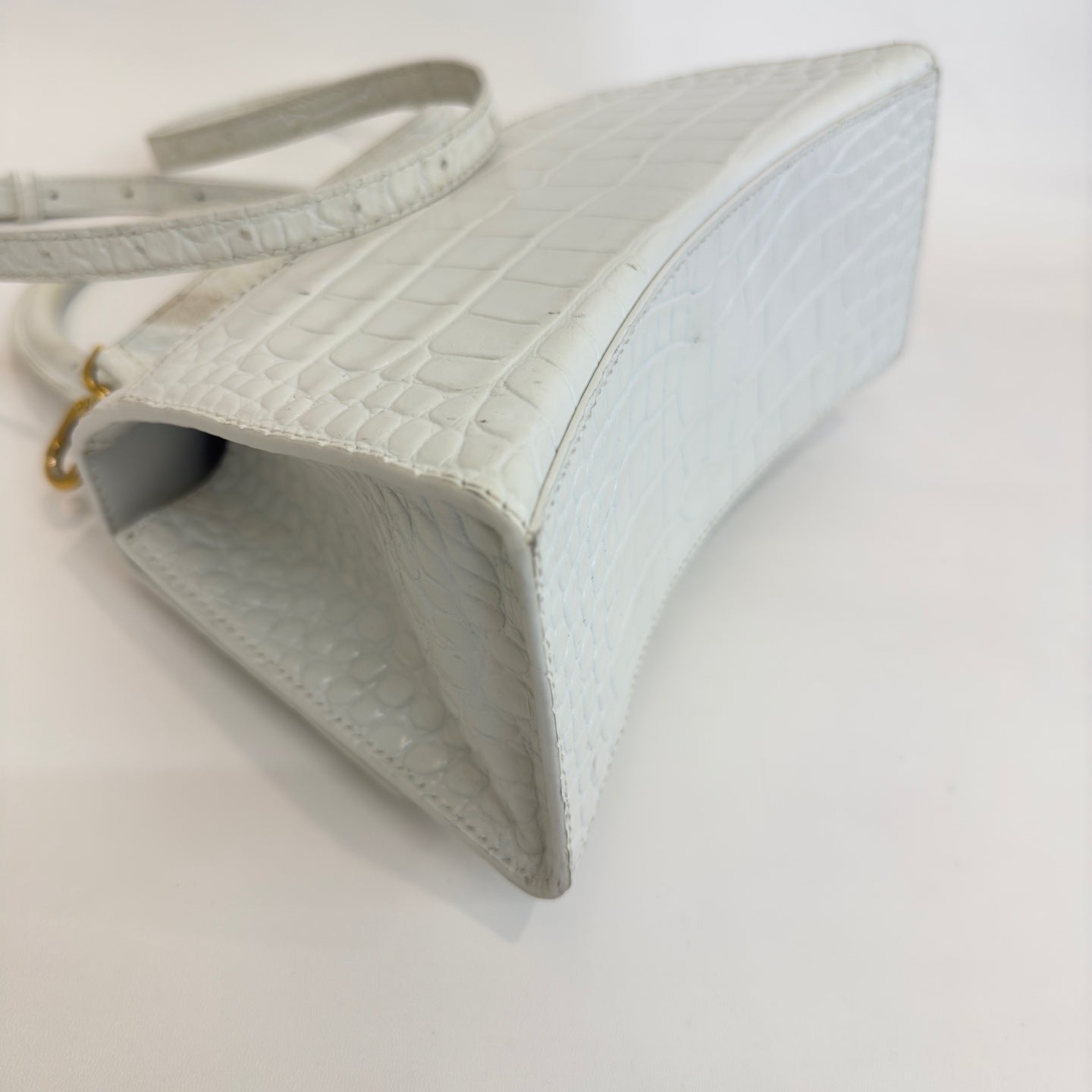 Balenciaga - Hourglass - Leather - White - (Small)
