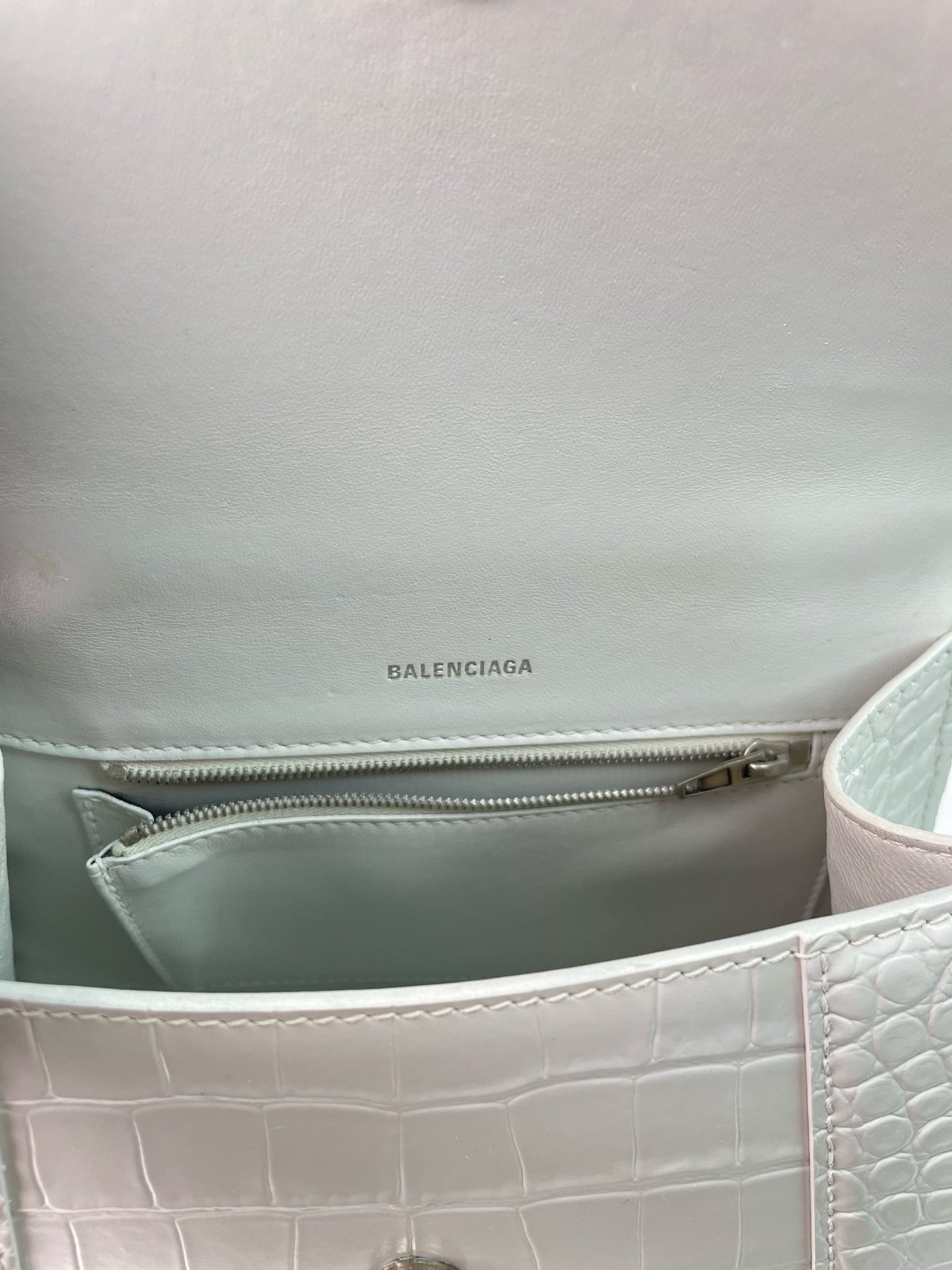 Balenciaga - Hourglass - Leather - White - (small)