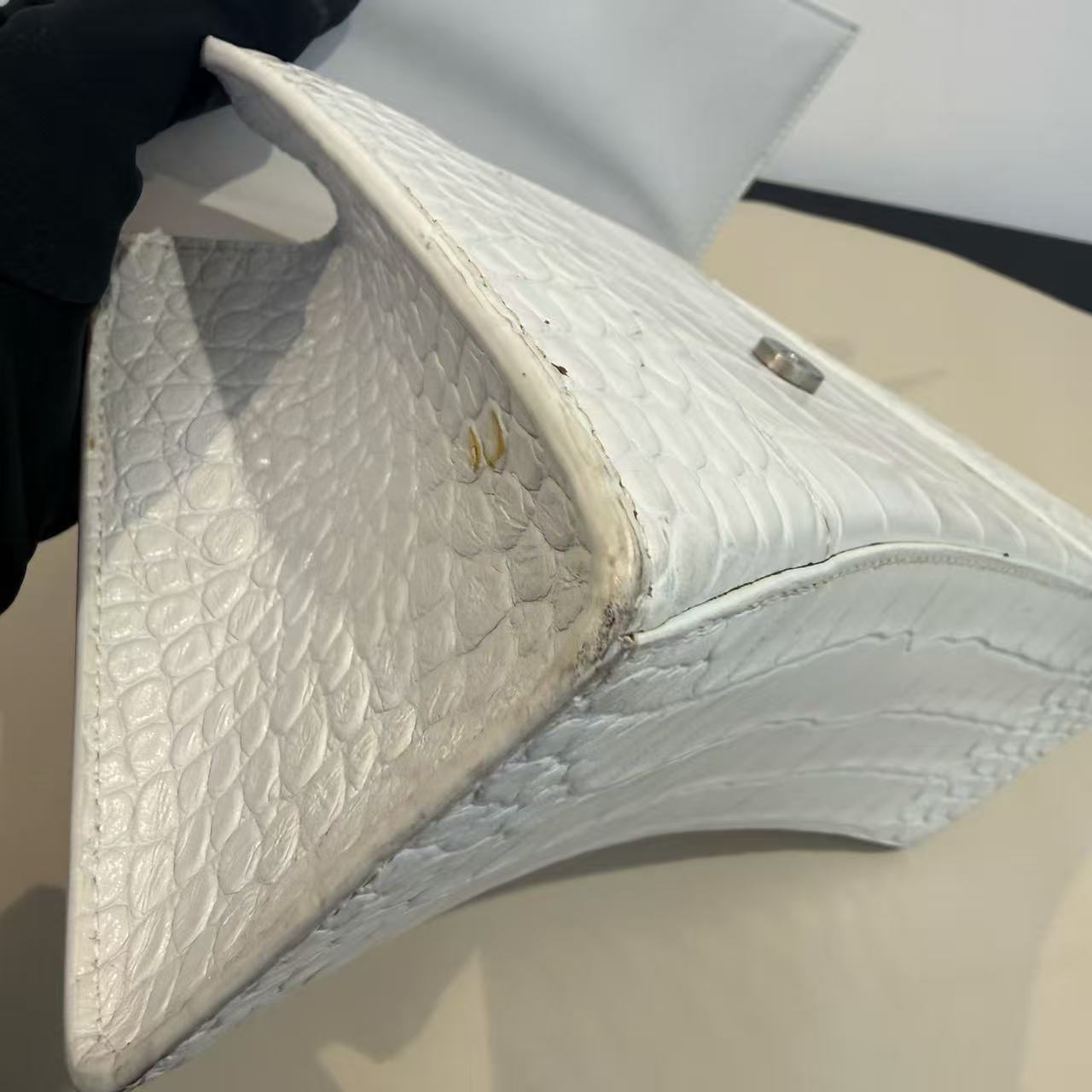 Balenciaga - Hourglass - Leather - White - (small)