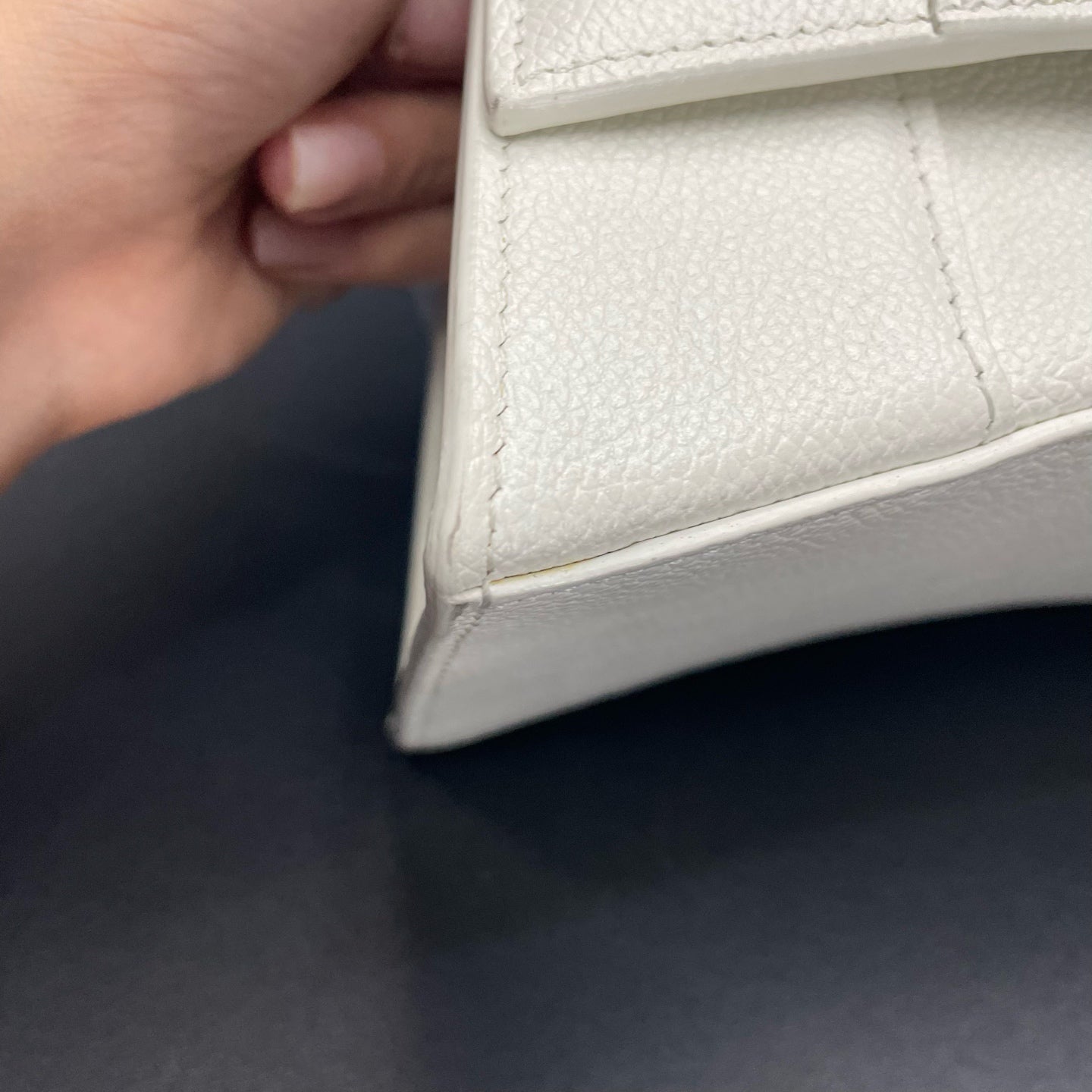 Balenciaga - Hourglass - Leather - White - (small)