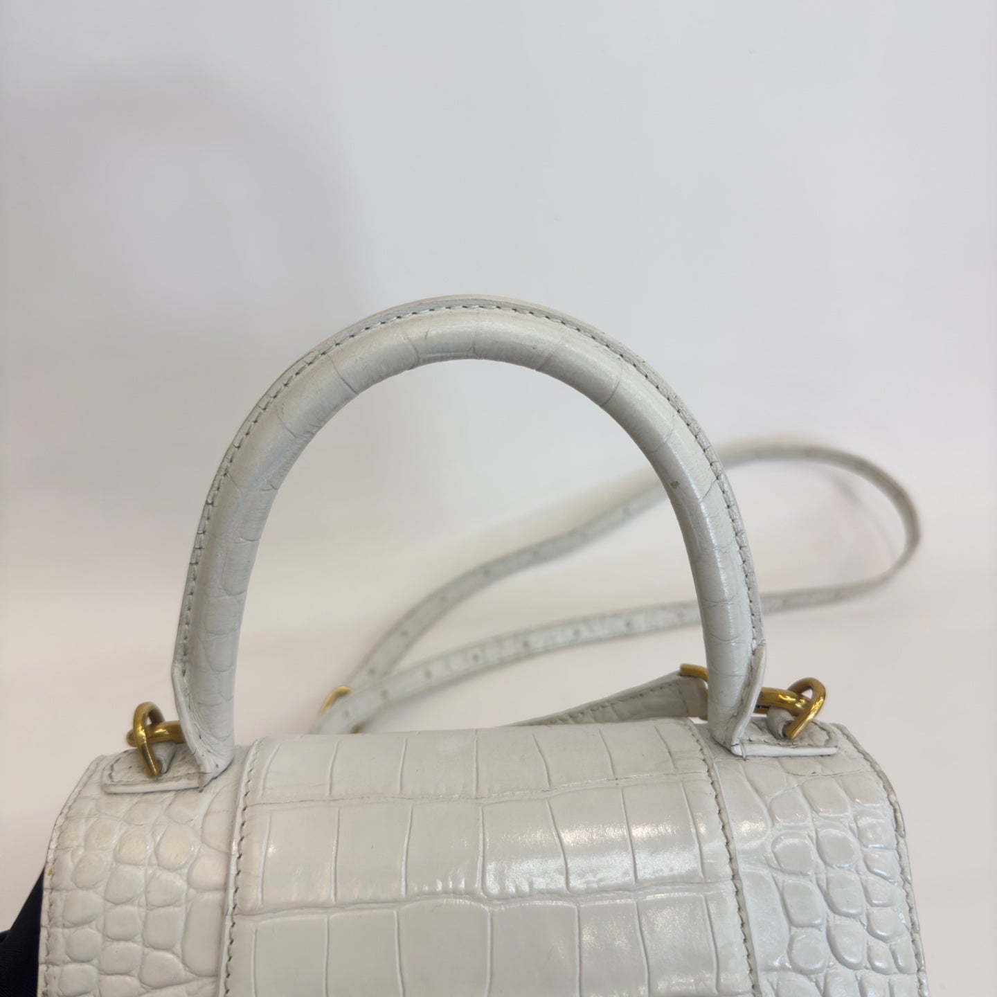 Balenciaga - Hourglass - Leather - White - (Small)