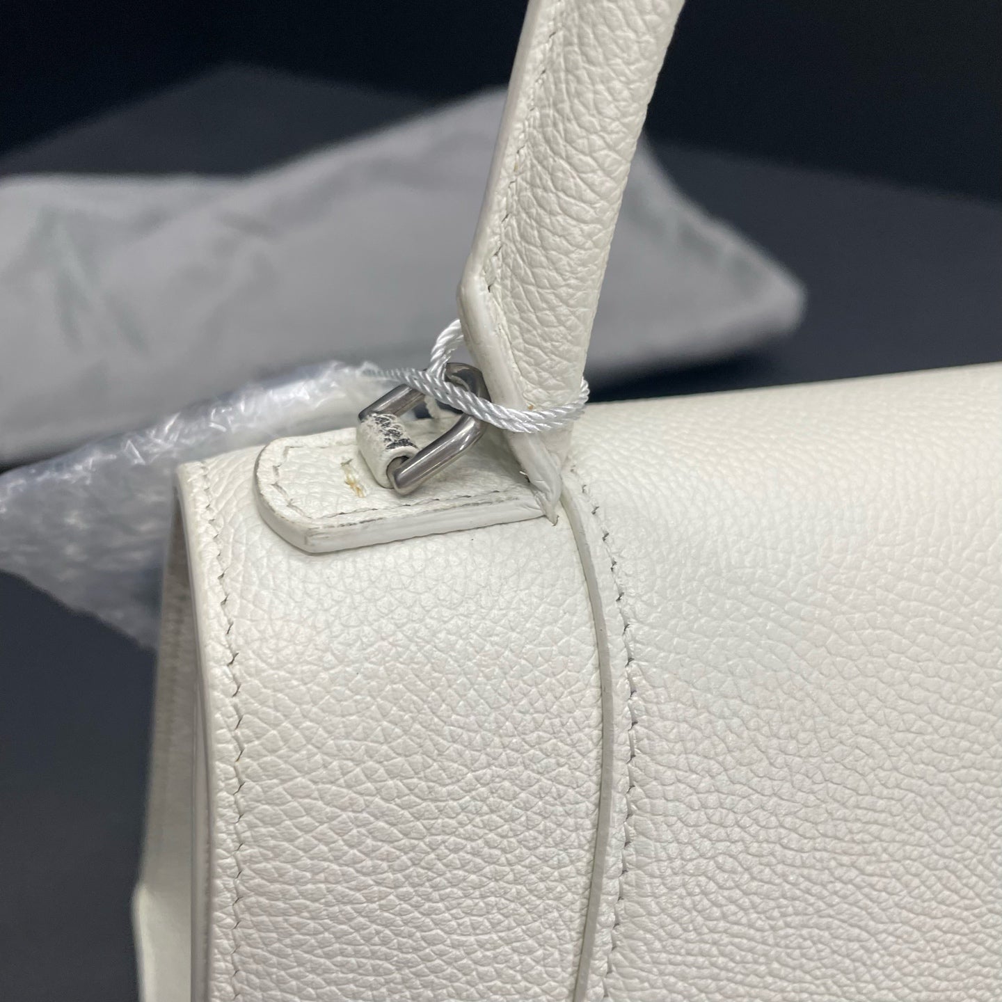 Balenciaga - Hourglass - Leather - White - (small)