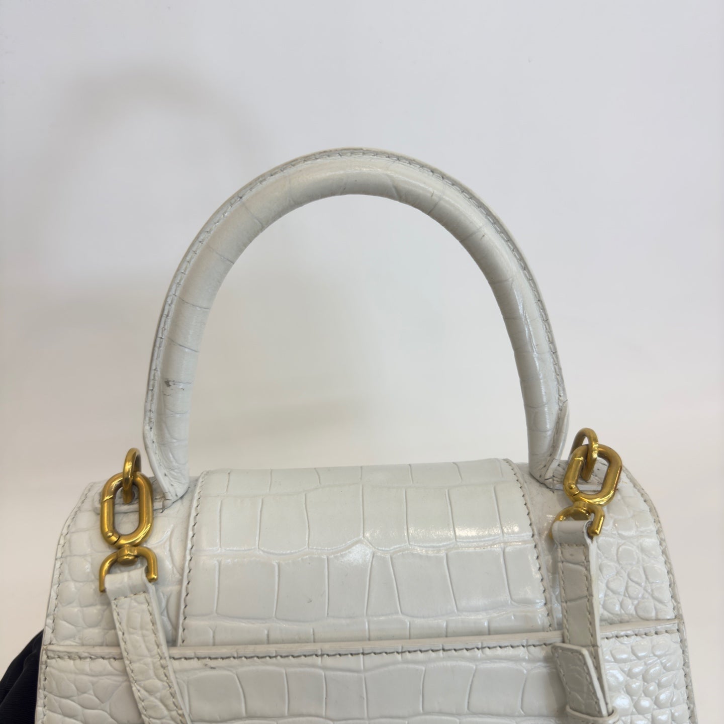 Balenciaga - Hourglass - Leather - White - (Small)