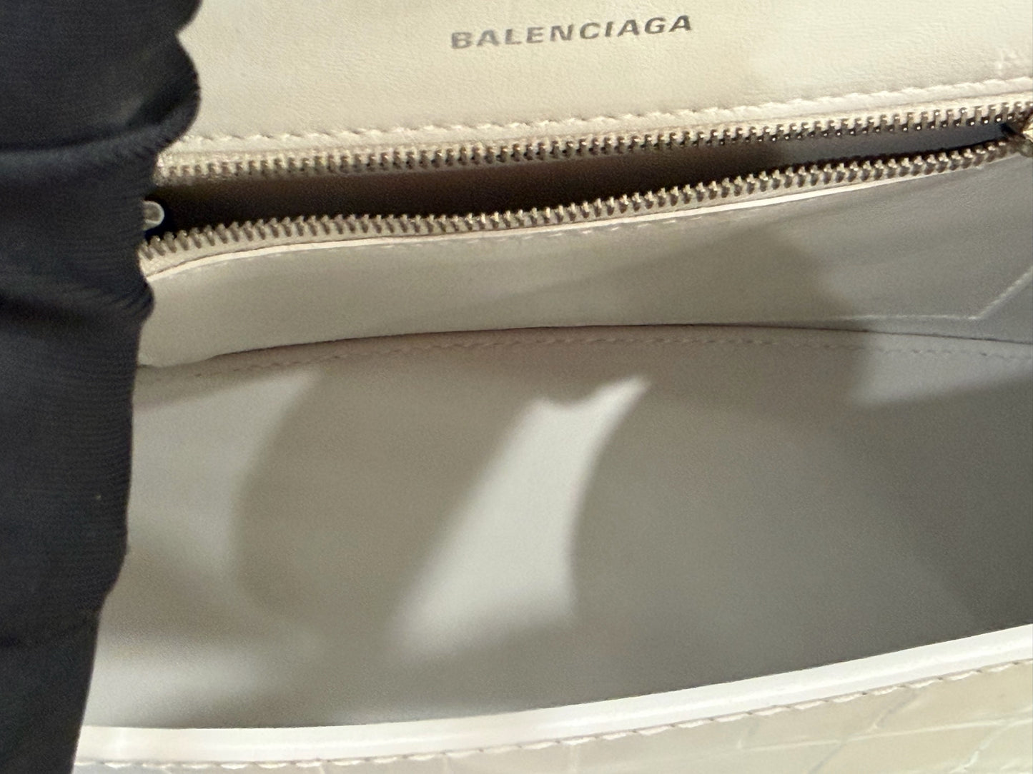 Balenciaga - Hourglass - Leather - White - (small)