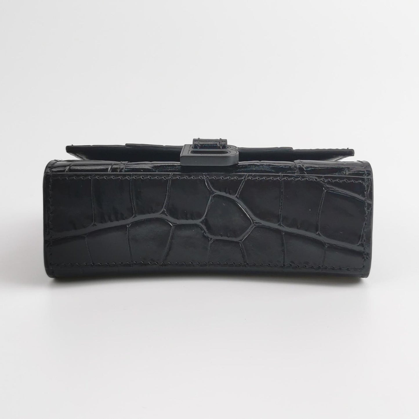 Balenciaga - Hourglass - Patent leather - Black - (mini)