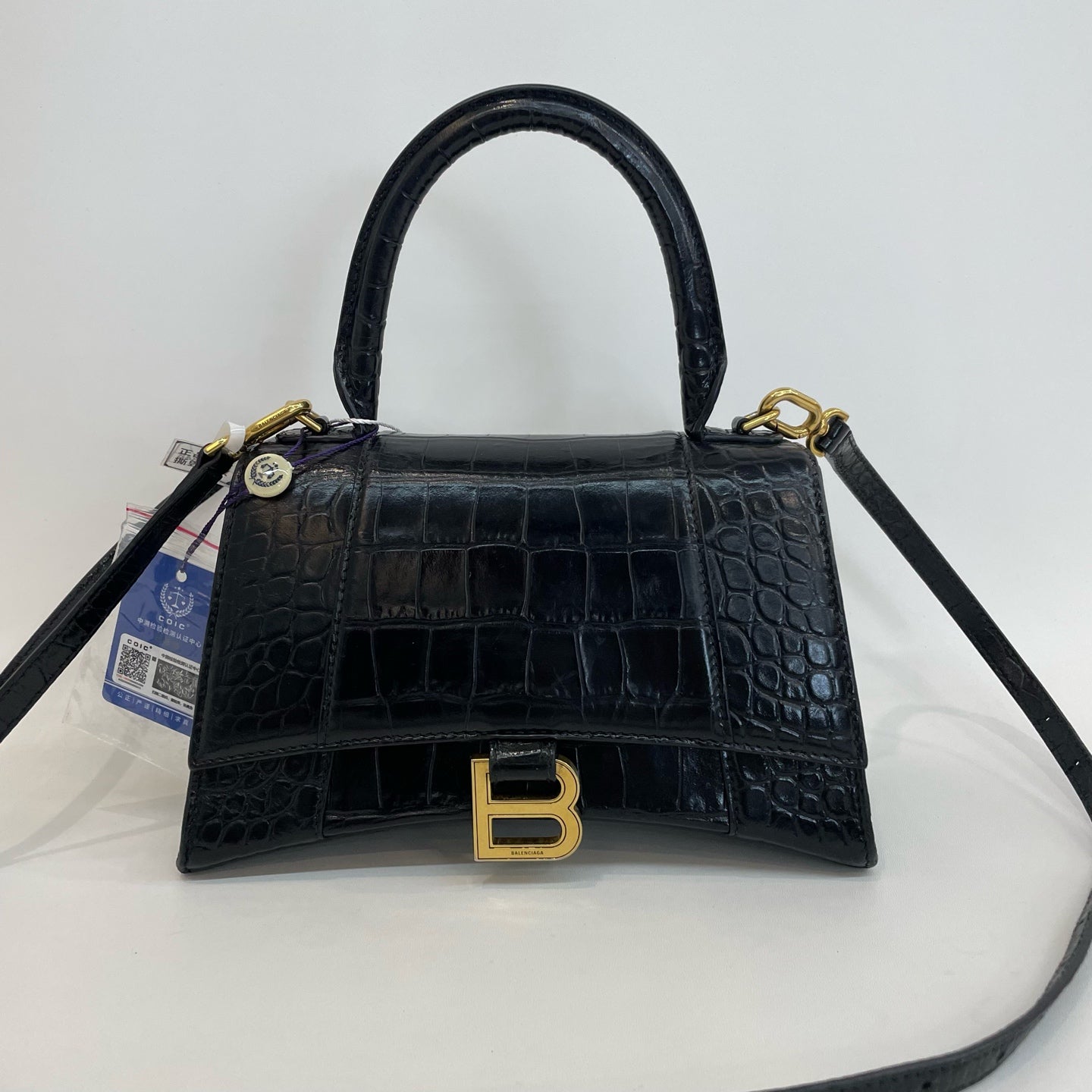 Balenciaga - Hourglass - Patent leather - Black - (Small)