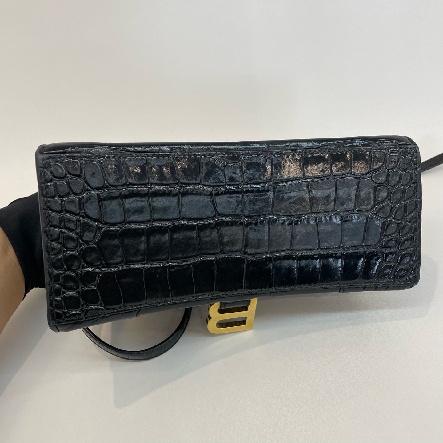 Balenciaga - Hourglass - Patent leather - Black - (Small)