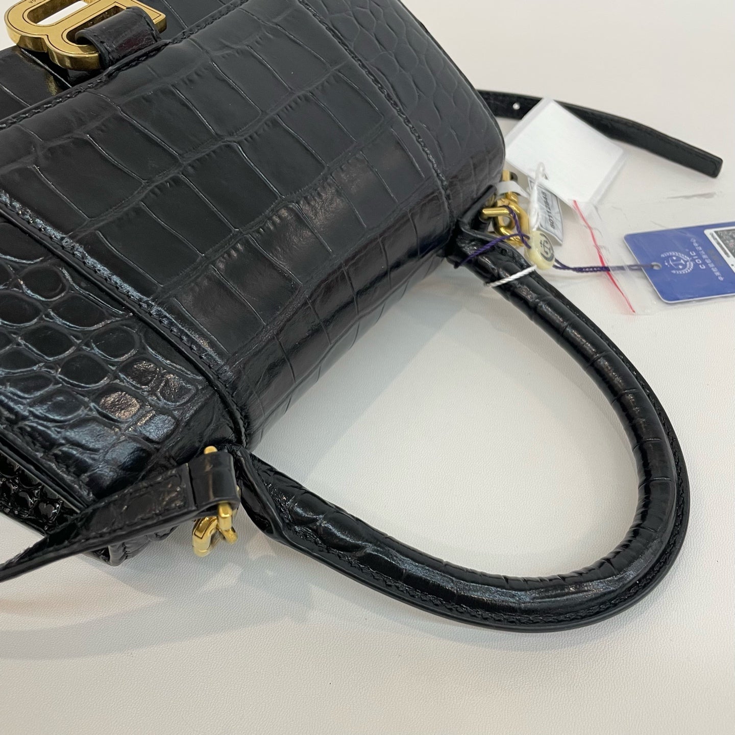 Balenciaga - Hourglass - Patent leather - Black - (Small)