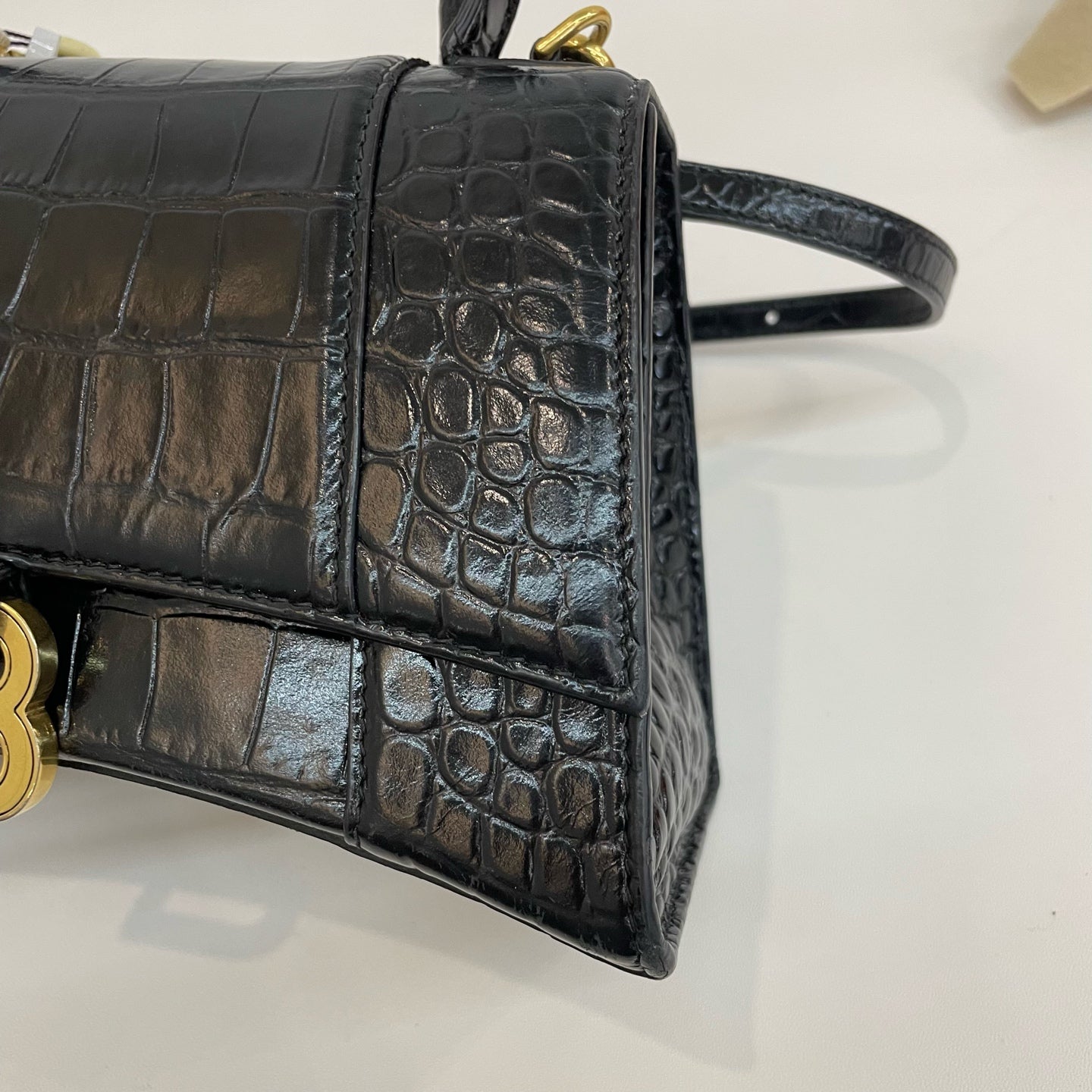Balenciaga - Hourglass - Patent leather - Black - (Small)