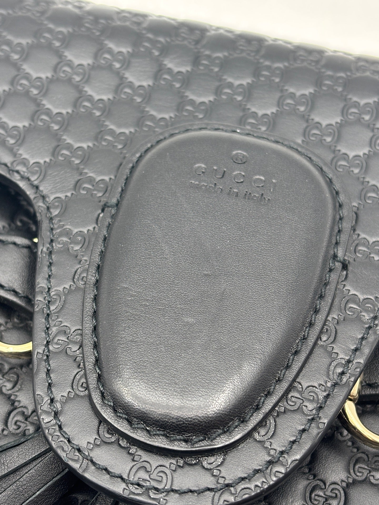 Balenciaga - Hourglass - Pebbled leather - Black - (mini)