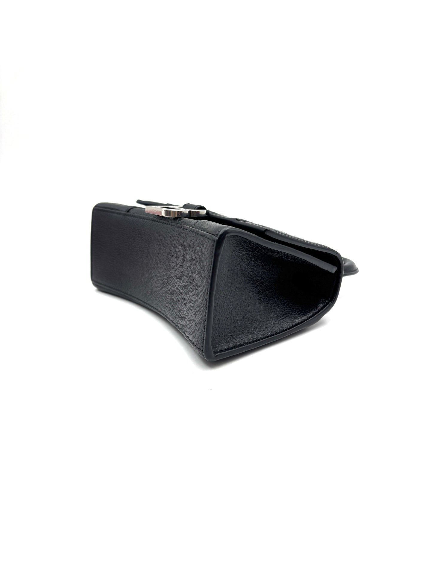 Balenciaga - Hourglass - Pebbled leather - Black - (mini)