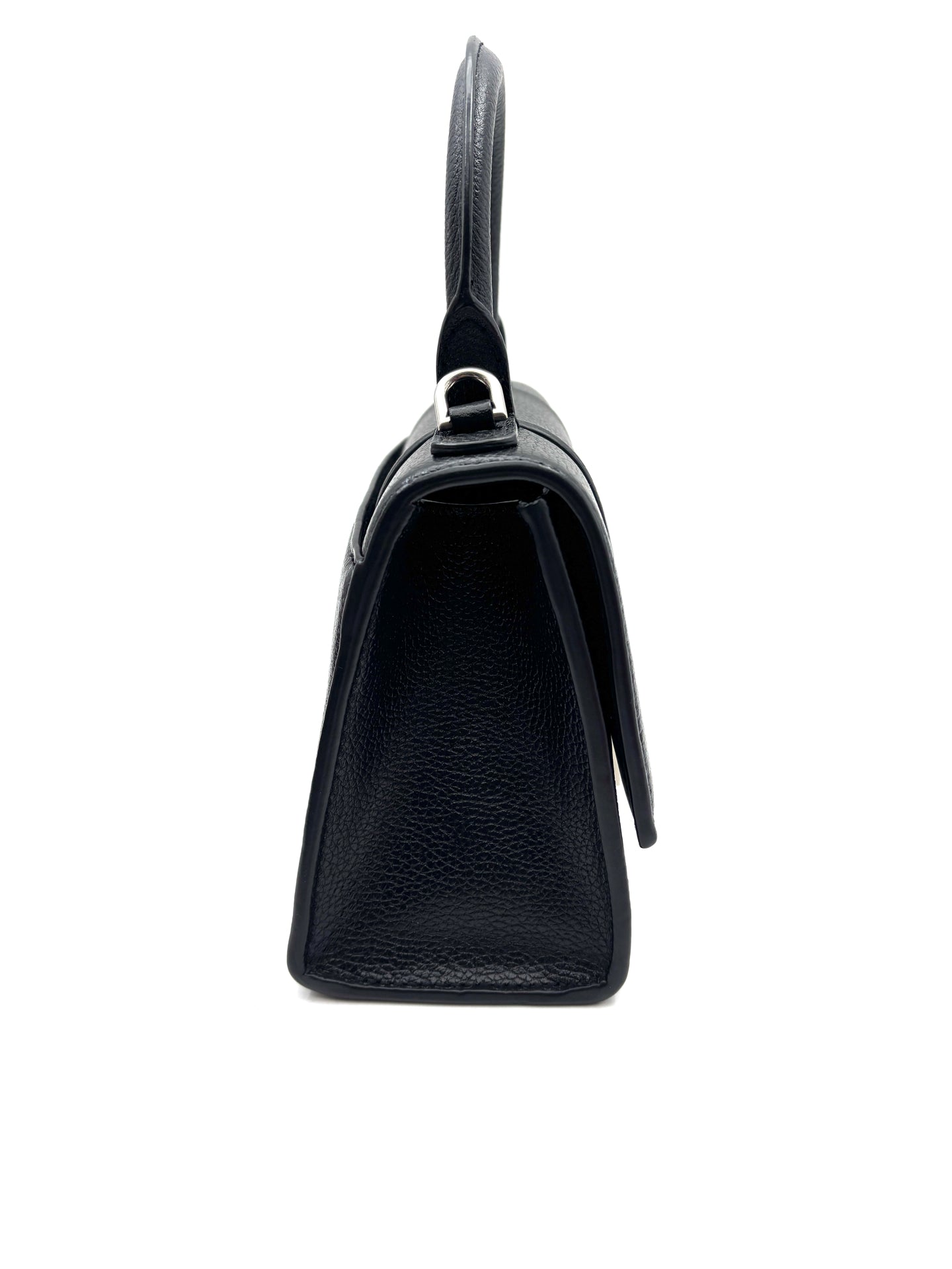 Balenciaga - Hourglass - Pebbled leather - Black - (mini)