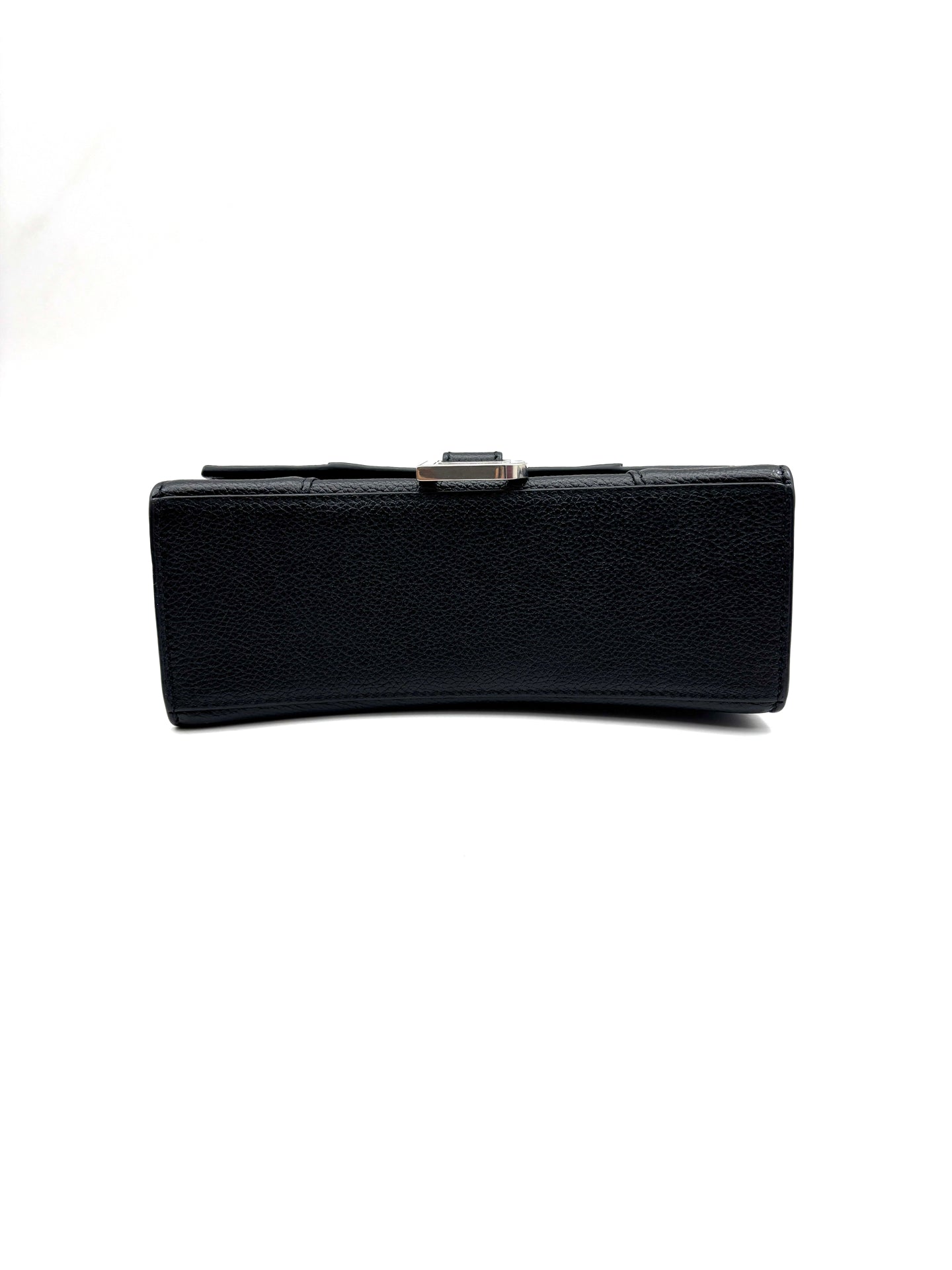Balenciaga - Hourglass - Pebbled leather - Black - (mini)