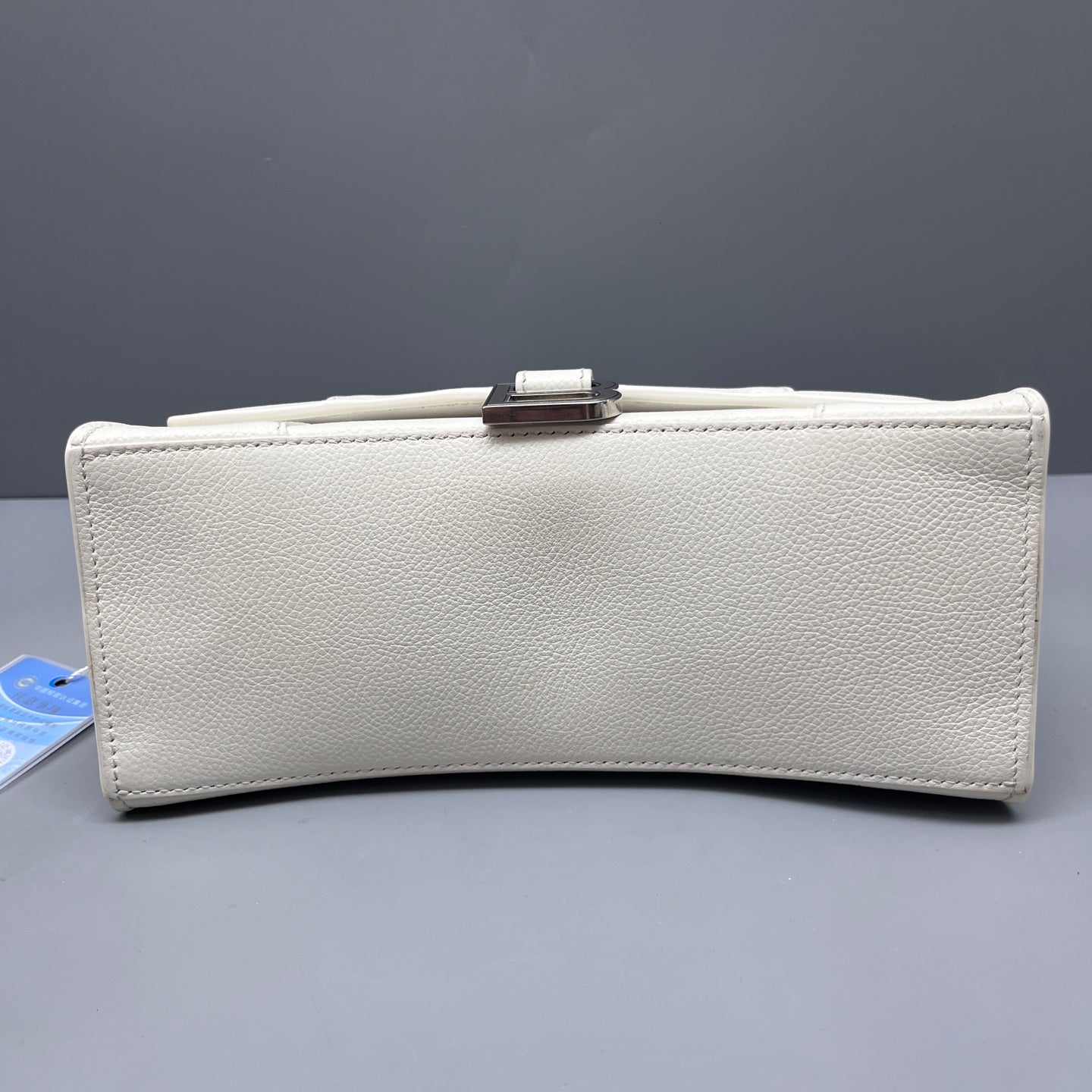 Balenciaga - Hourglass - Pebbled leather - White - (Small)