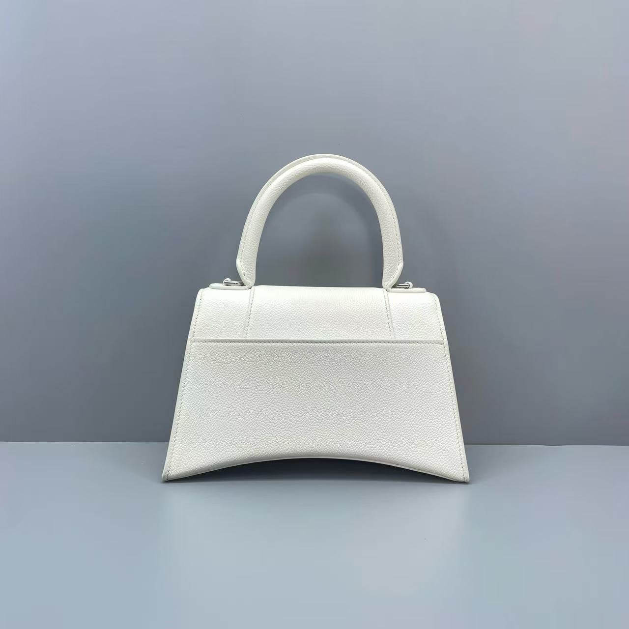 Balenciaga - Hourglass S - Grained calfskin leather - White - (Small)