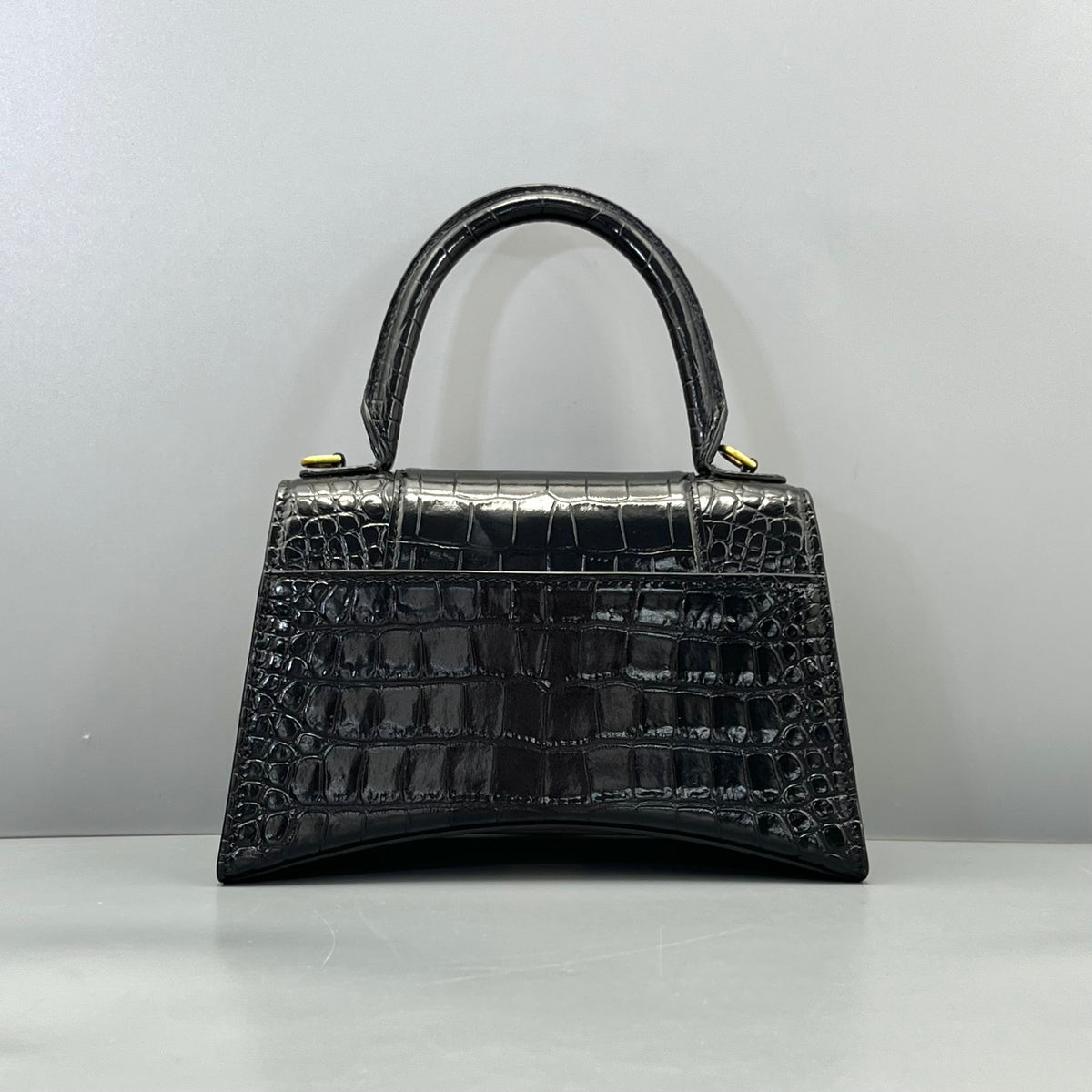 Balenciaga - Hourglass S - Leather - Black - (mini)