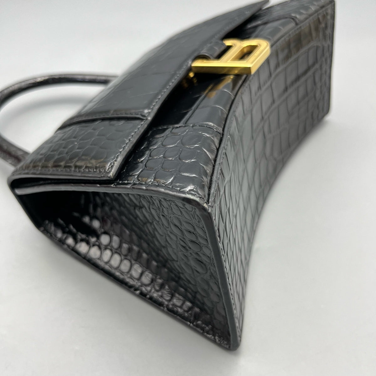 Balenciaga - Hourglass S - Leather - Black - (mini)