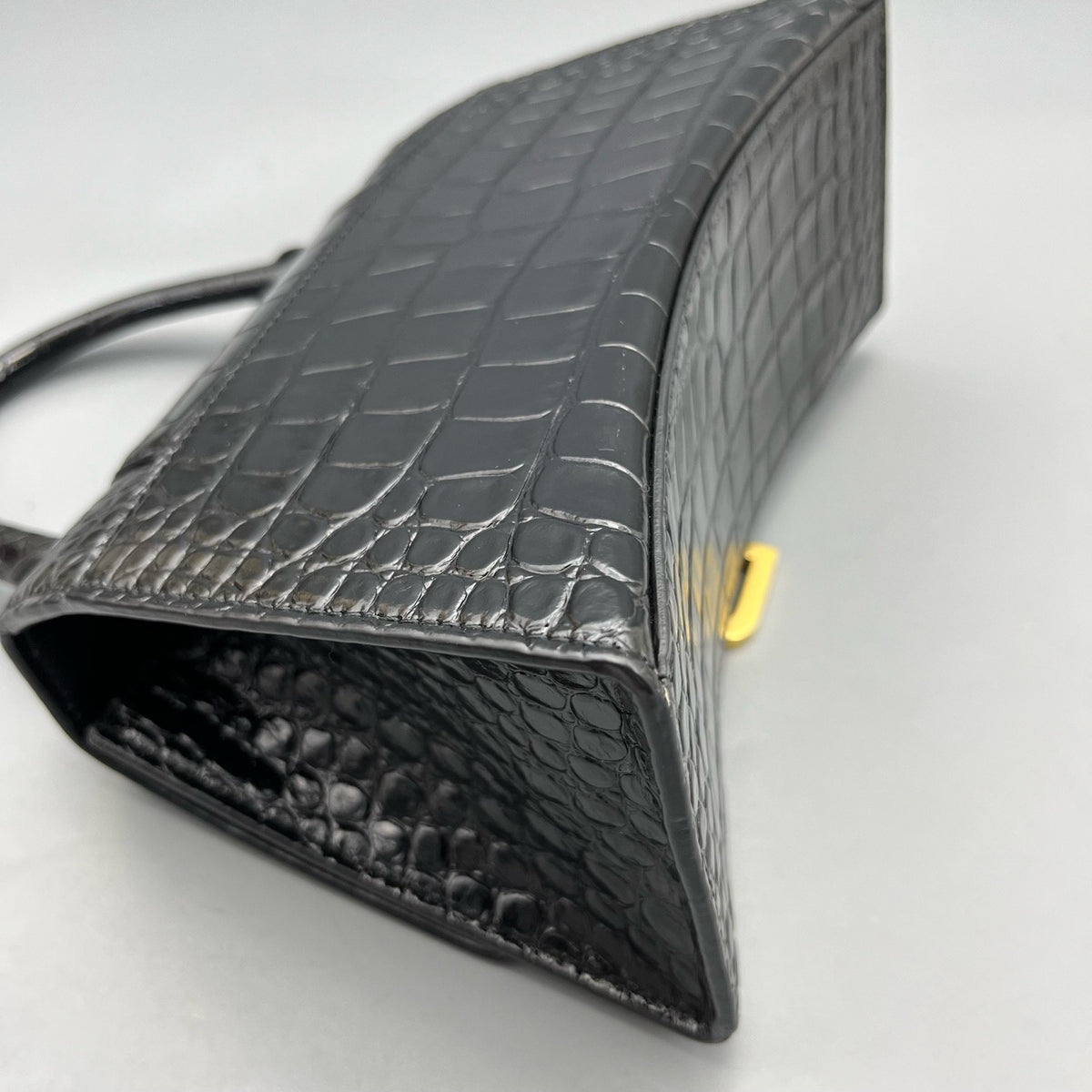 Balenciaga - Hourglass S - Leather - Black - (mini)