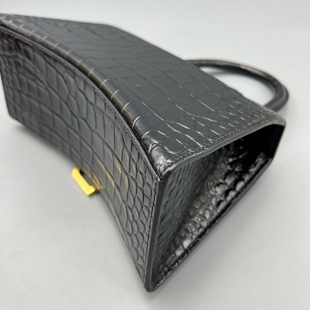 Balenciaga - Hourglass S - Leather - Black - (mini)