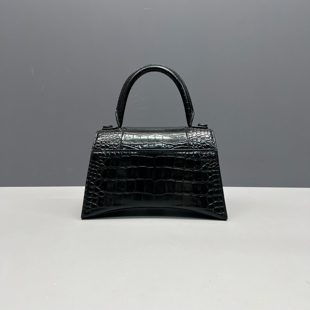 Balenciaga - Hourglass S - Leather - Black - (small)