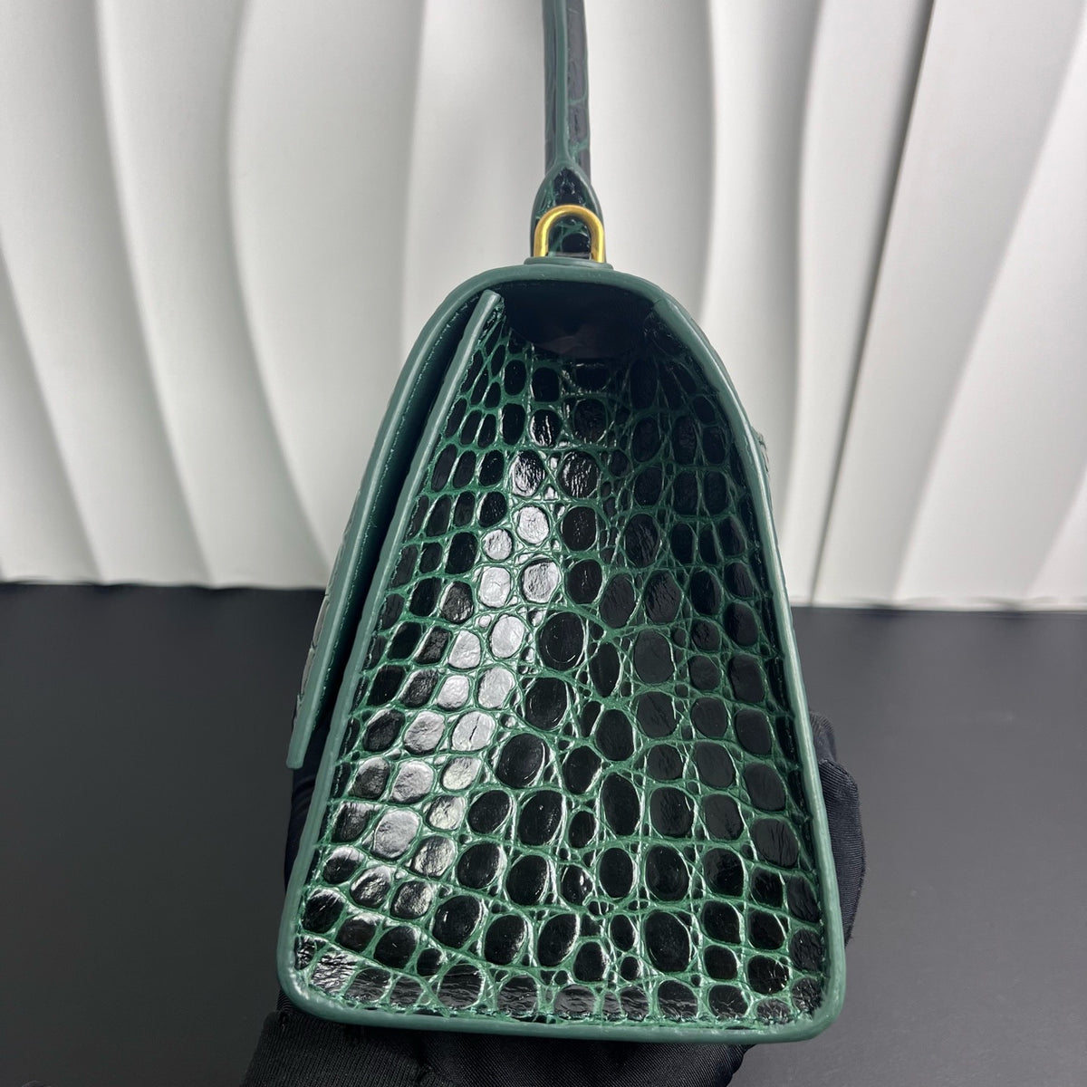 Balenciaga - Hourglass S - Leather - Green - (small)
