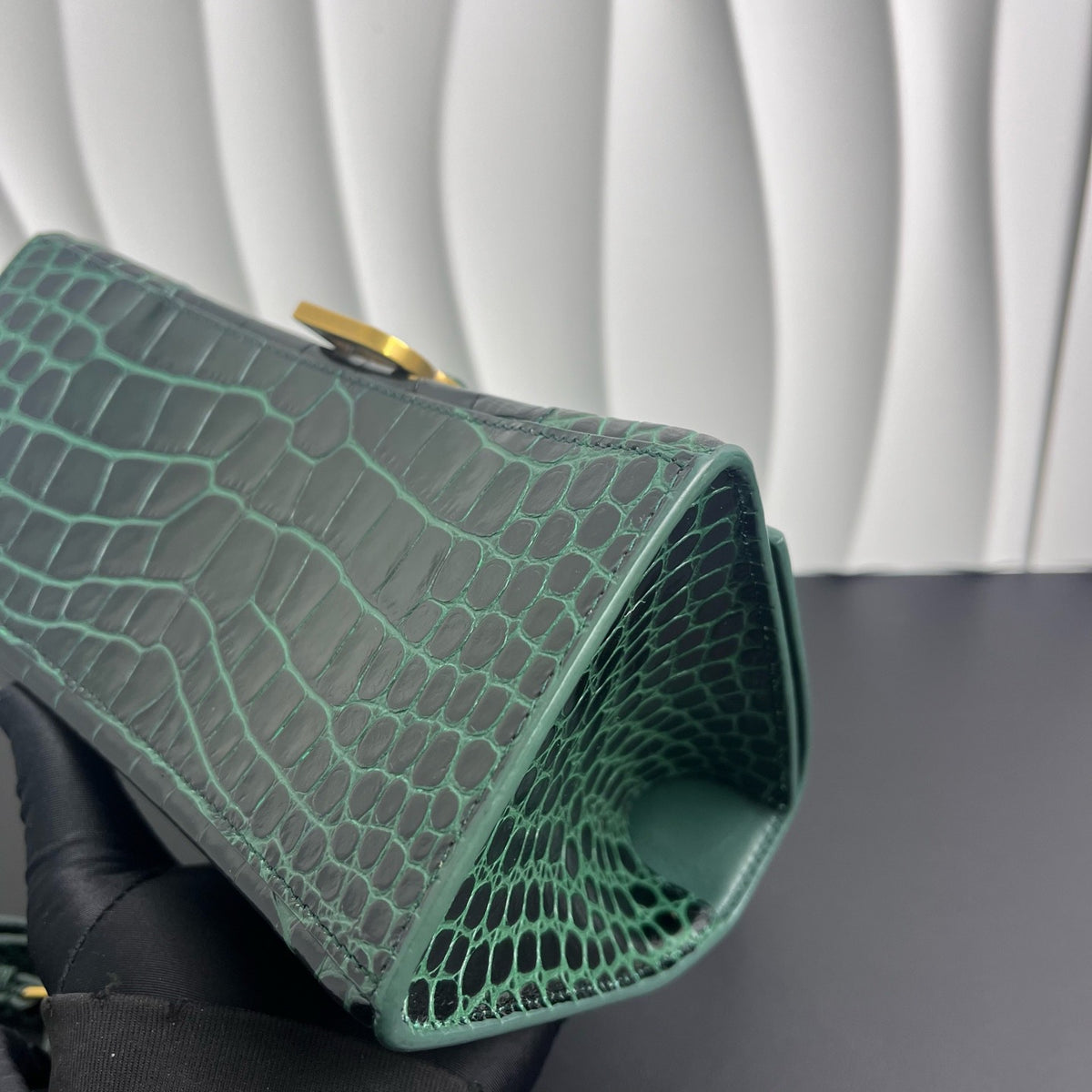 Balenciaga - Hourglass S - Leather - Green - (small)