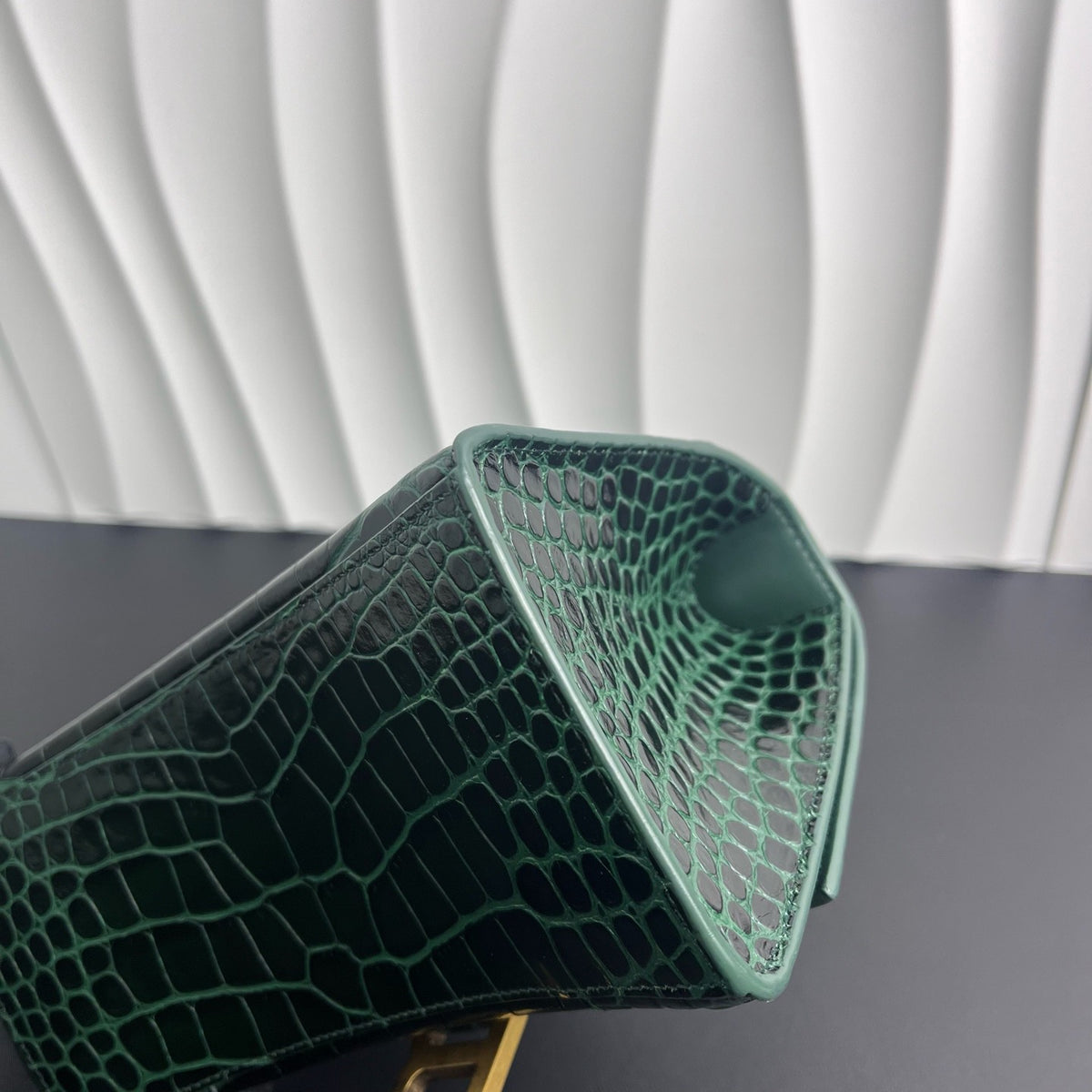 Balenciaga - Hourglass S - Leather - Green - (small)