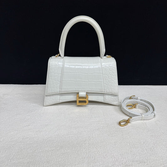 Balenciaga - HOURGLASS S - Leather - White - (small)