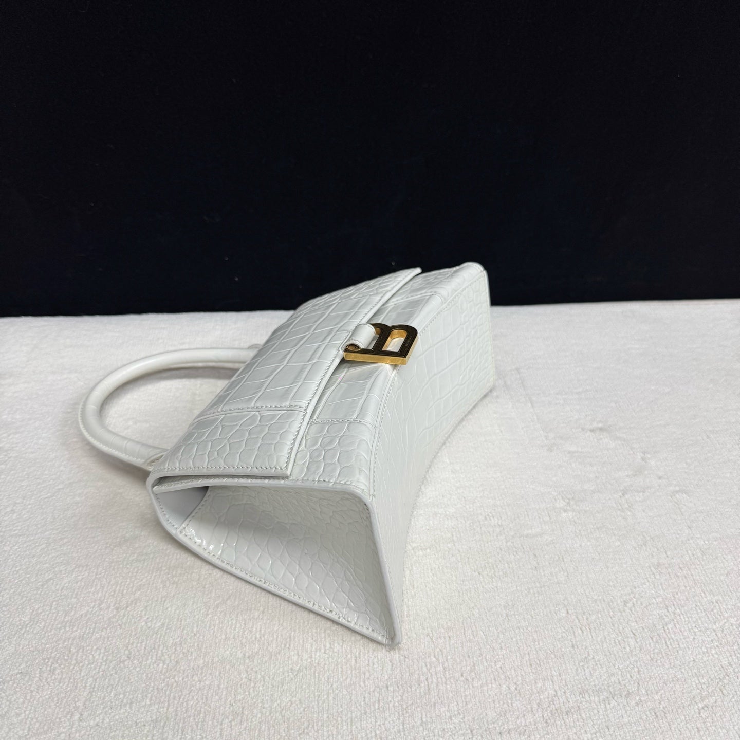 Balenciaga - HOURGLASS S - Leather - White - (small)