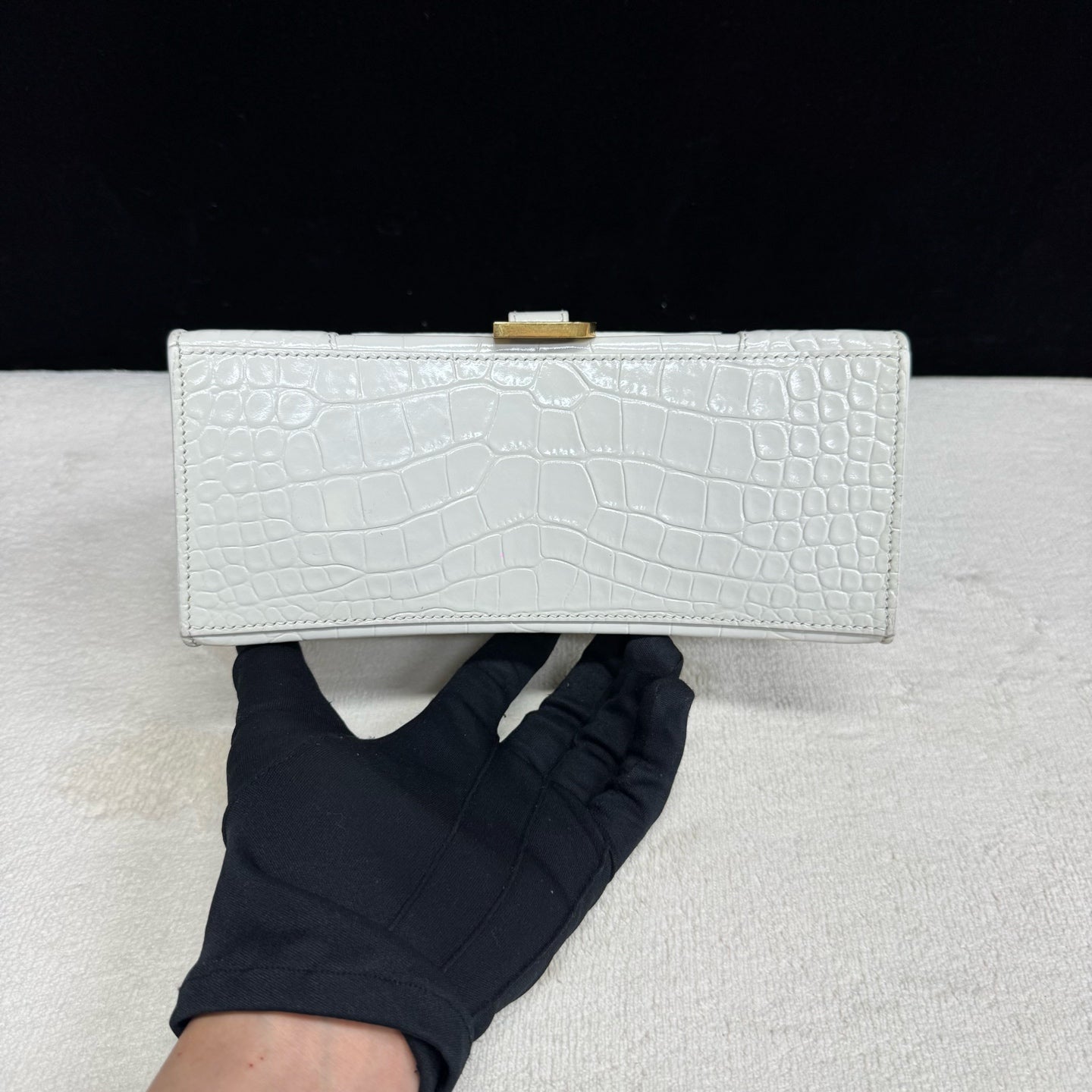 Balenciaga - HOURGLASS S - Leather - White - (small)