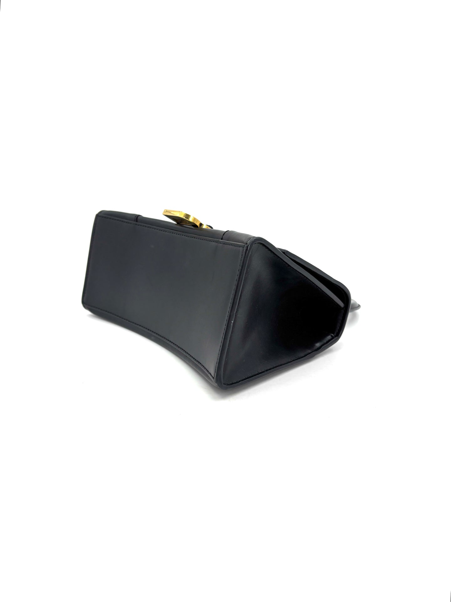 Balenciaga - Hourglass Small Top Handle Bag - Leather - Black - (Small)