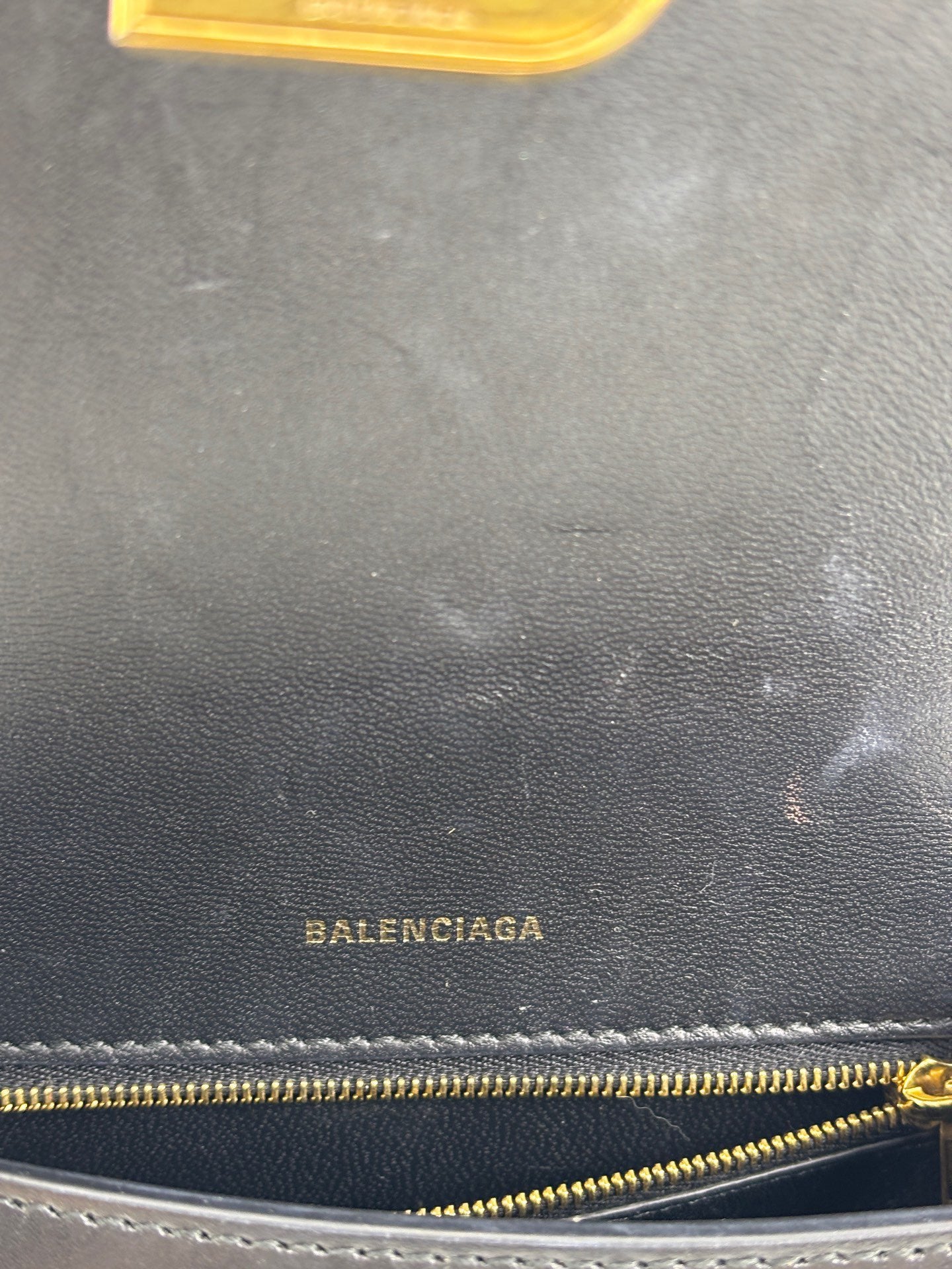 Balenciaga - Hourglass - Smooth cowhide leather - Black - (Small)