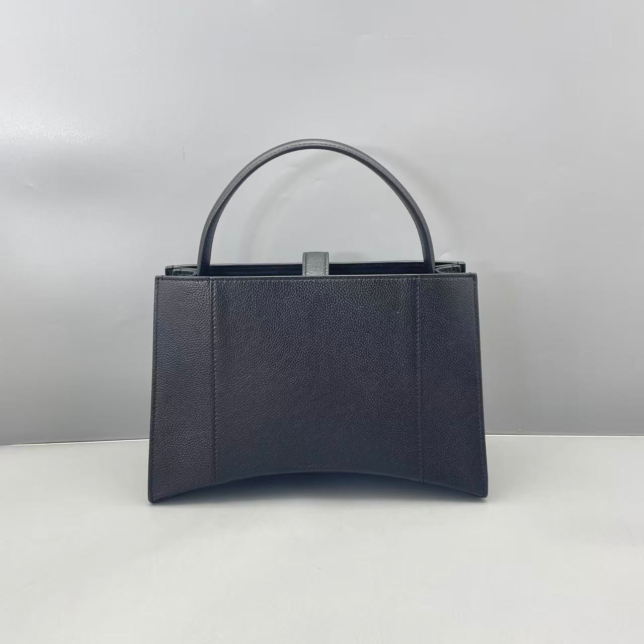 Balenciaga - Hourglass Top Handle Bag - Leather - Black - (small)