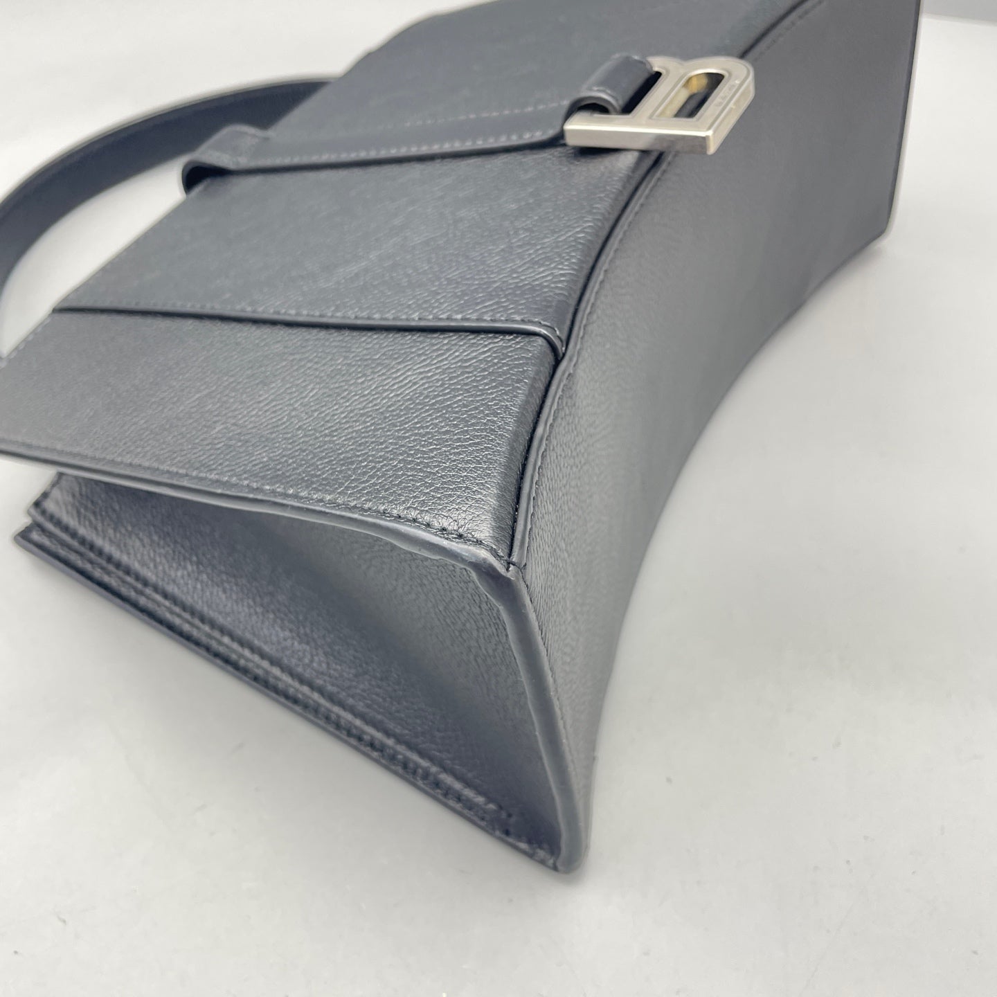 Balenciaga - Hourglass Top Handle Bag - Leather - Black - (small)