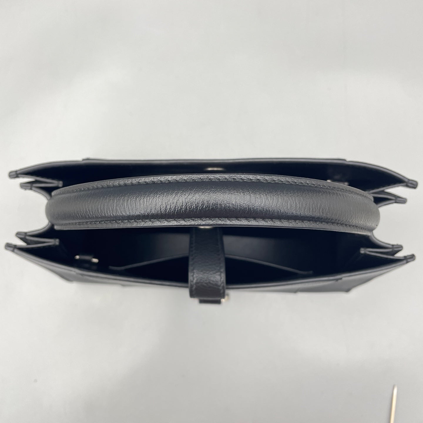 Balenciaga - Hourglass Top Handle Bag - Leather - Black - (small)