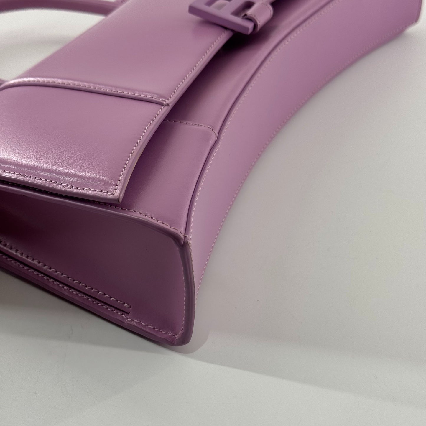 Balenciaga - Hourglass Top Handle Bag - Leather - Purple - (medium)