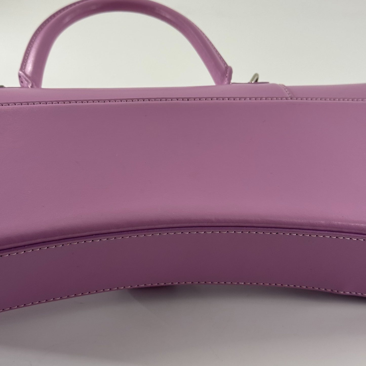 Balenciaga - Hourglass Top Handle Bag - Leather - Purple - (medium)