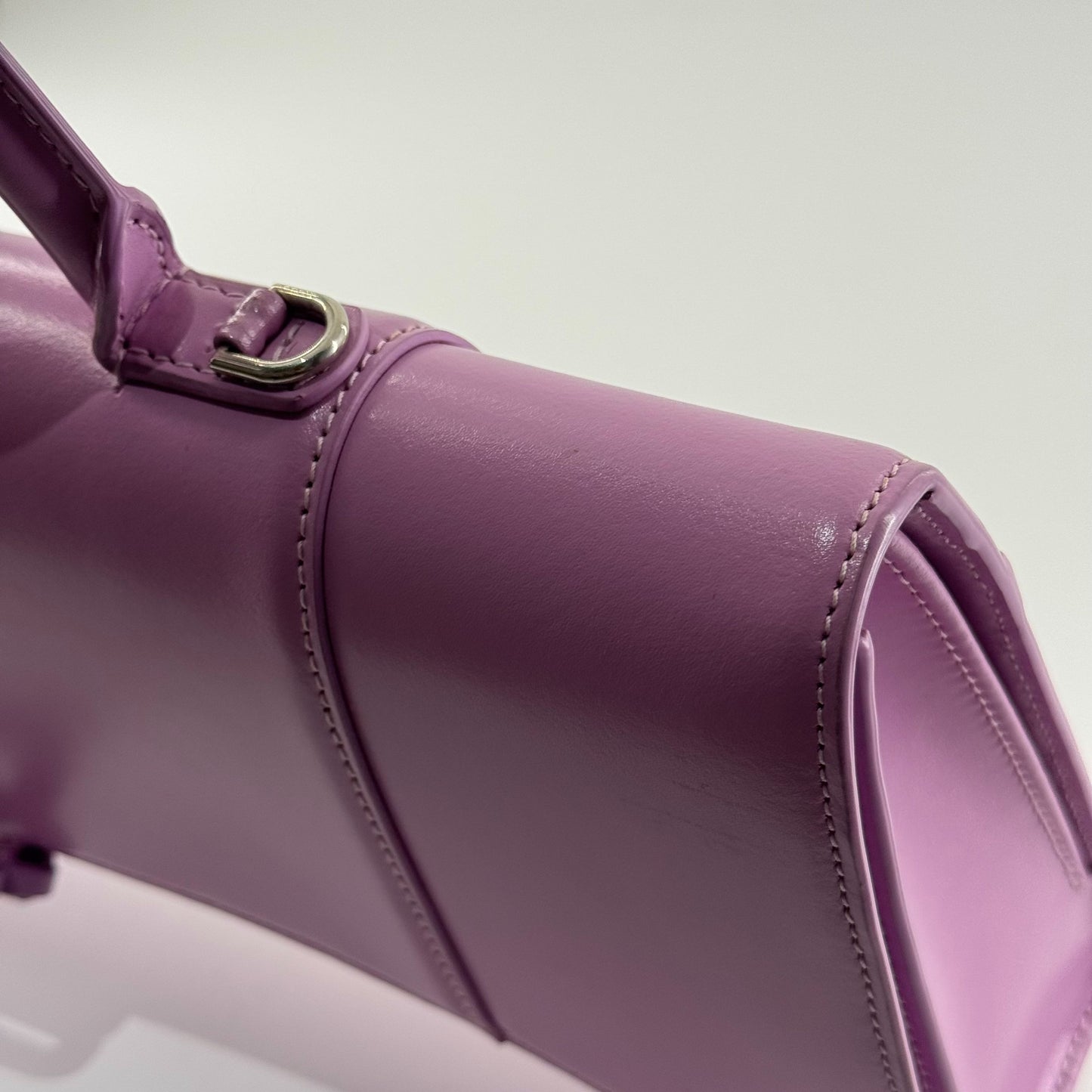 Balenciaga - Hourglass Top Handle Bag - Leather - Purple - (medium)