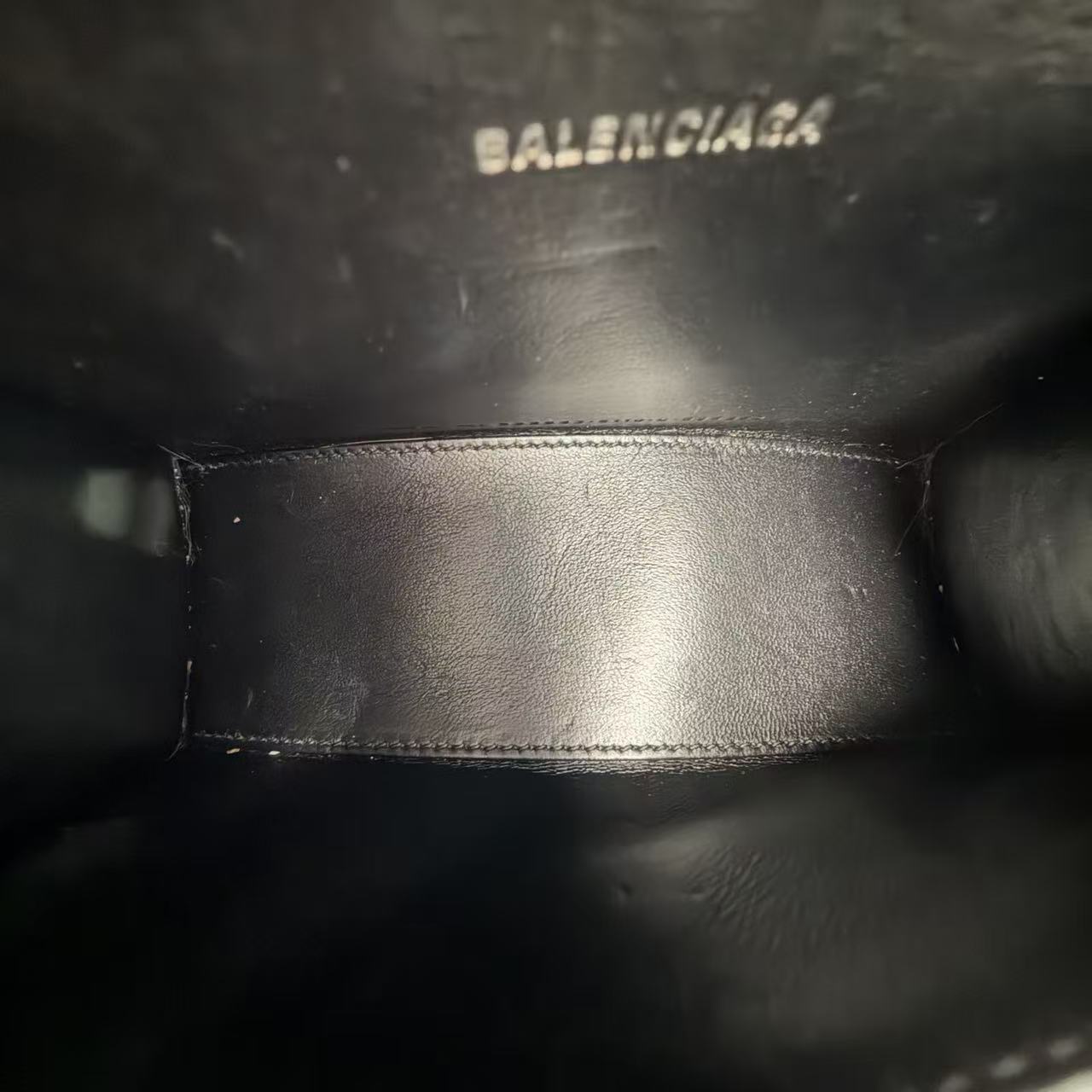 Balenciaga - Hourglass XS - Crocodile embossed cowhide leather - Silver - (mini)