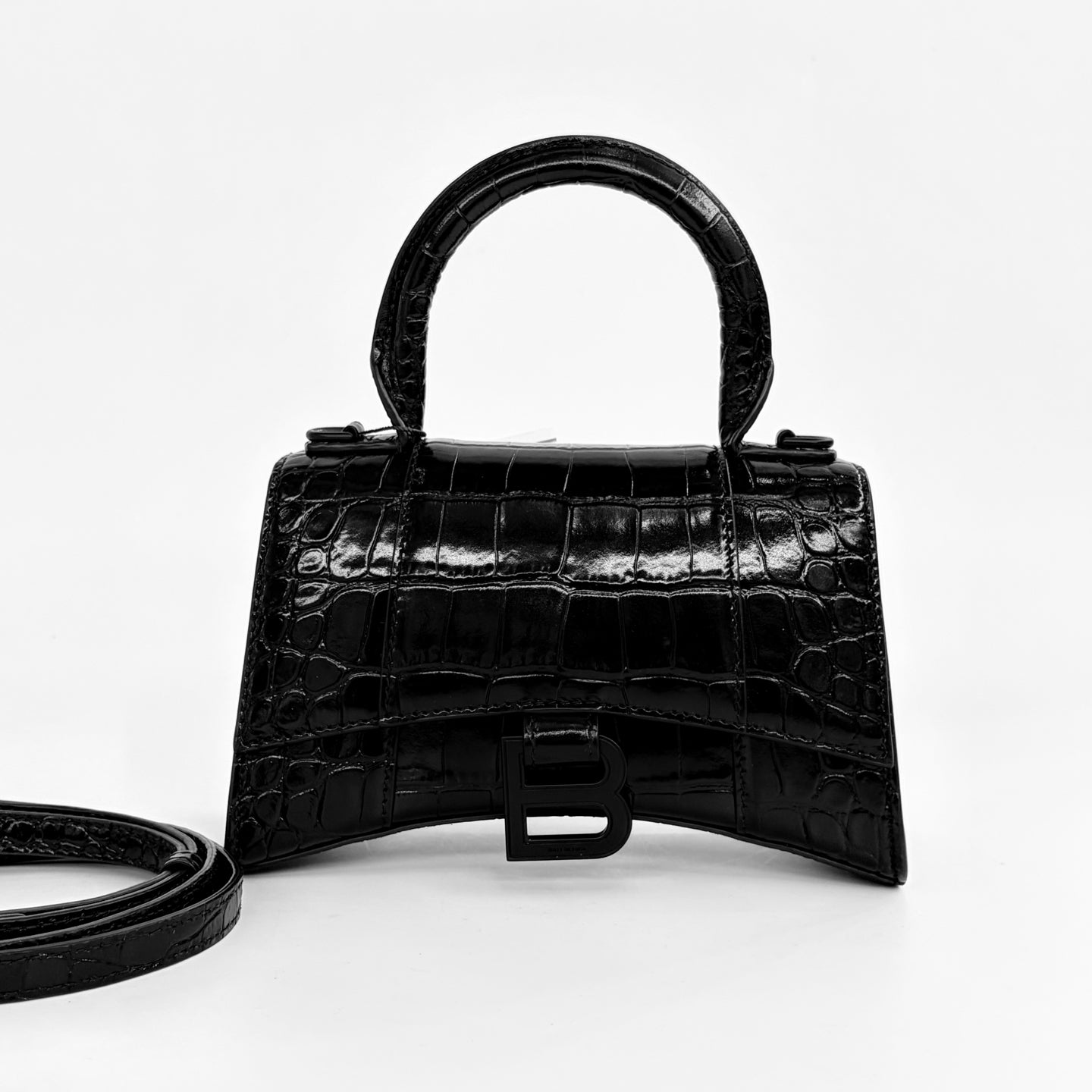 Balenciaga - Hourglass XS - Leather - Black - (XS)