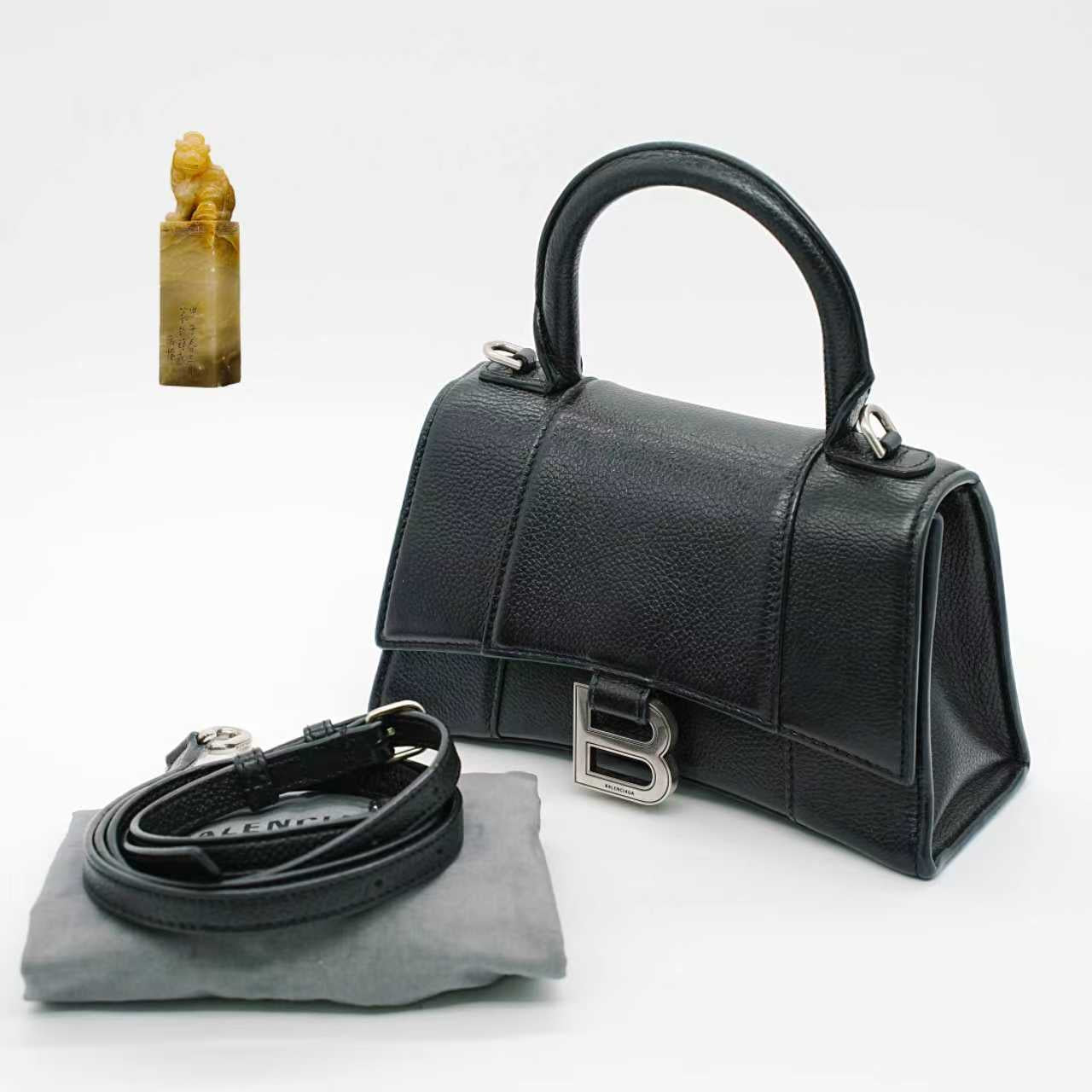 Balenciaga - Hourglass XS - Leather - Black - (XS)