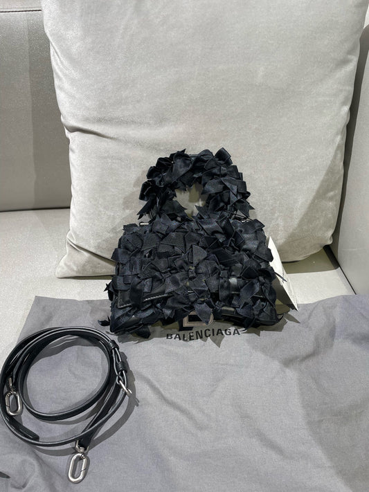 Balenciaga - Hourglass XS - Leather - Black - (XS)